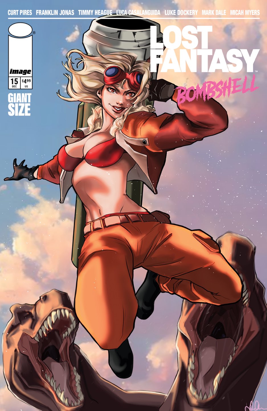 LOST FANTASY #15 Cover C JULIA OLIMPIA BOMBSHELL VAR comic book cover