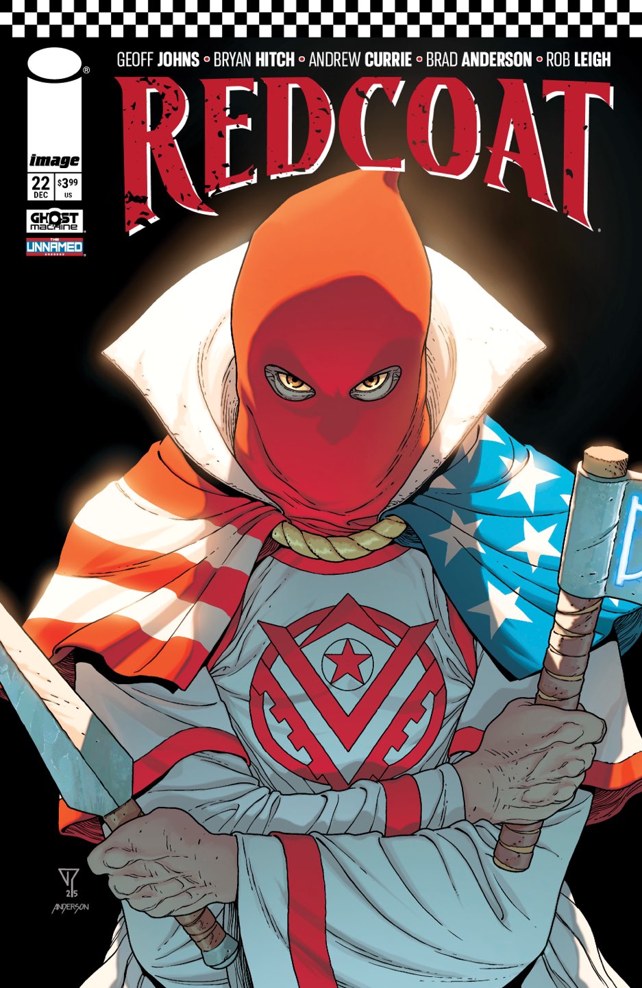 REDCOAT #22 Cover B FRANCIS PORTELA & BRAD ANDERSON VAR comic book cover