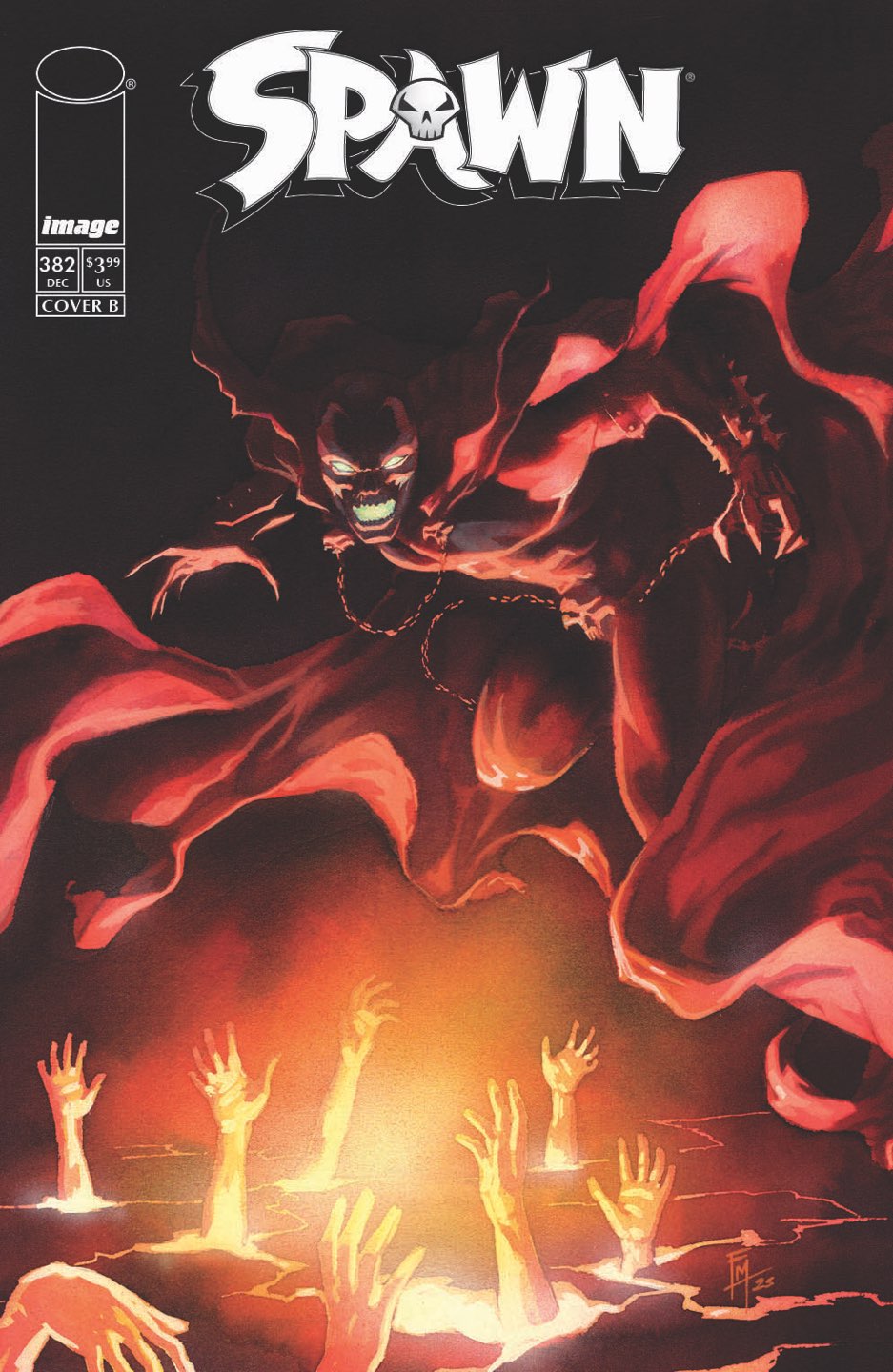 SPAWN #382 Cover B FEDE MELE VAR comic book cover