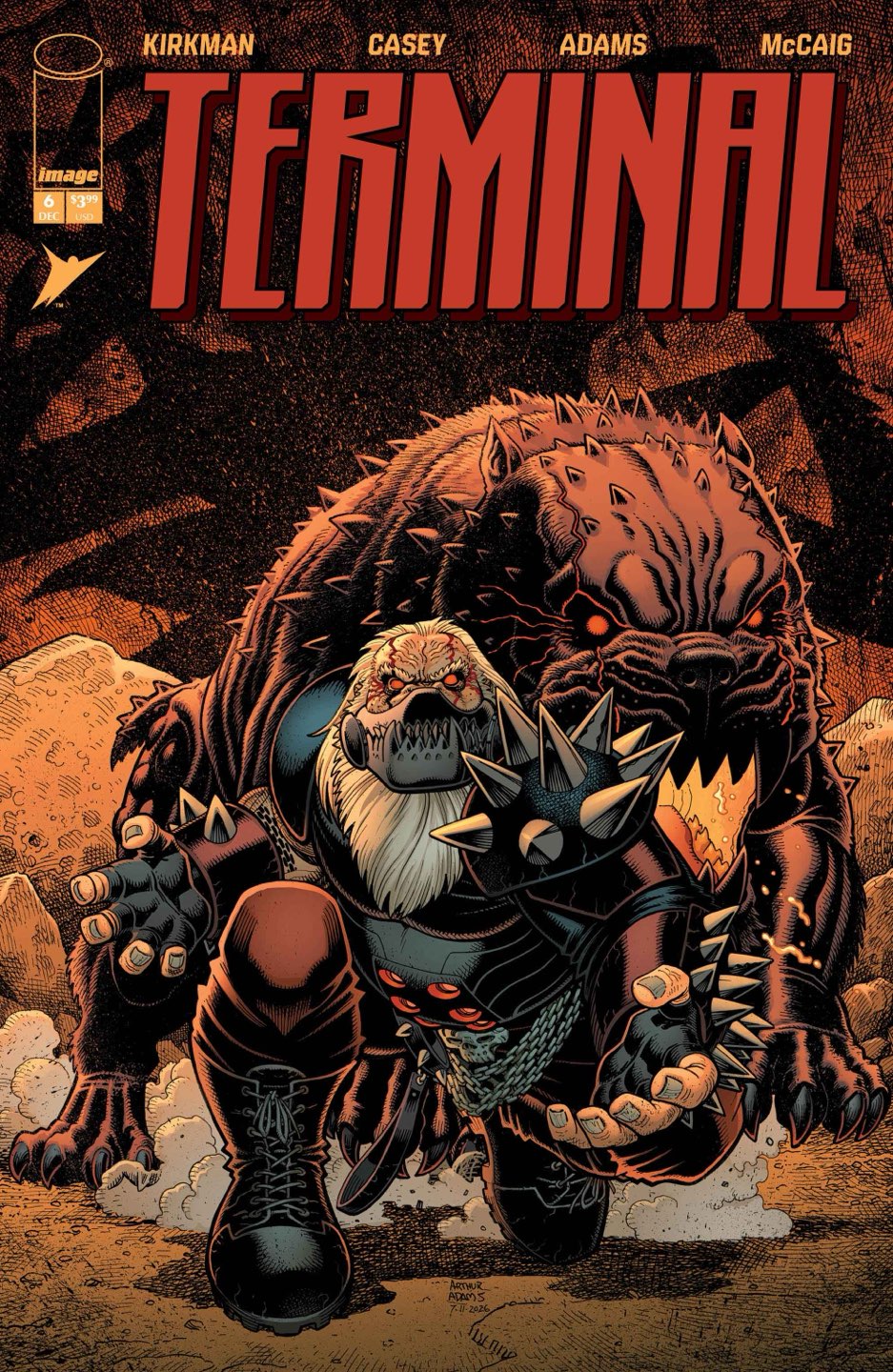 TERMINAL #6 Cover A ARTHUR ADAMS & DAVE MCCAIG comic book cover