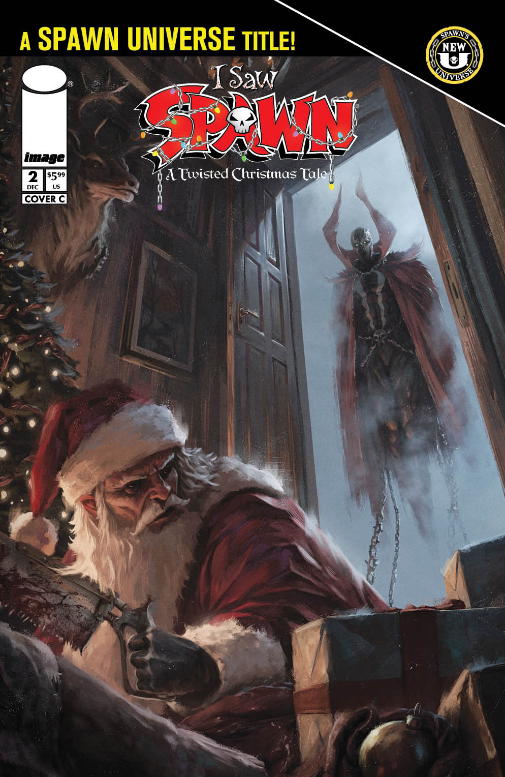 I SAW SPAWN (A TWISTED CHRISTMAS TALE) #2 (OF 2) Cover C DANNY INGRASSIA VAR comic book cover