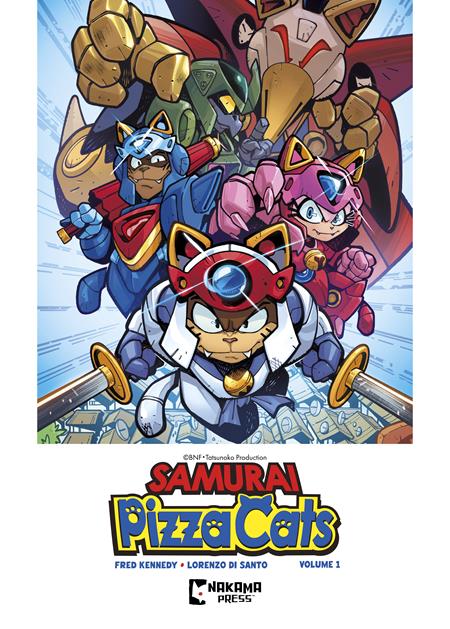 SAMURAI PIZZA CATS TP VOL 01 graphic novel cover
