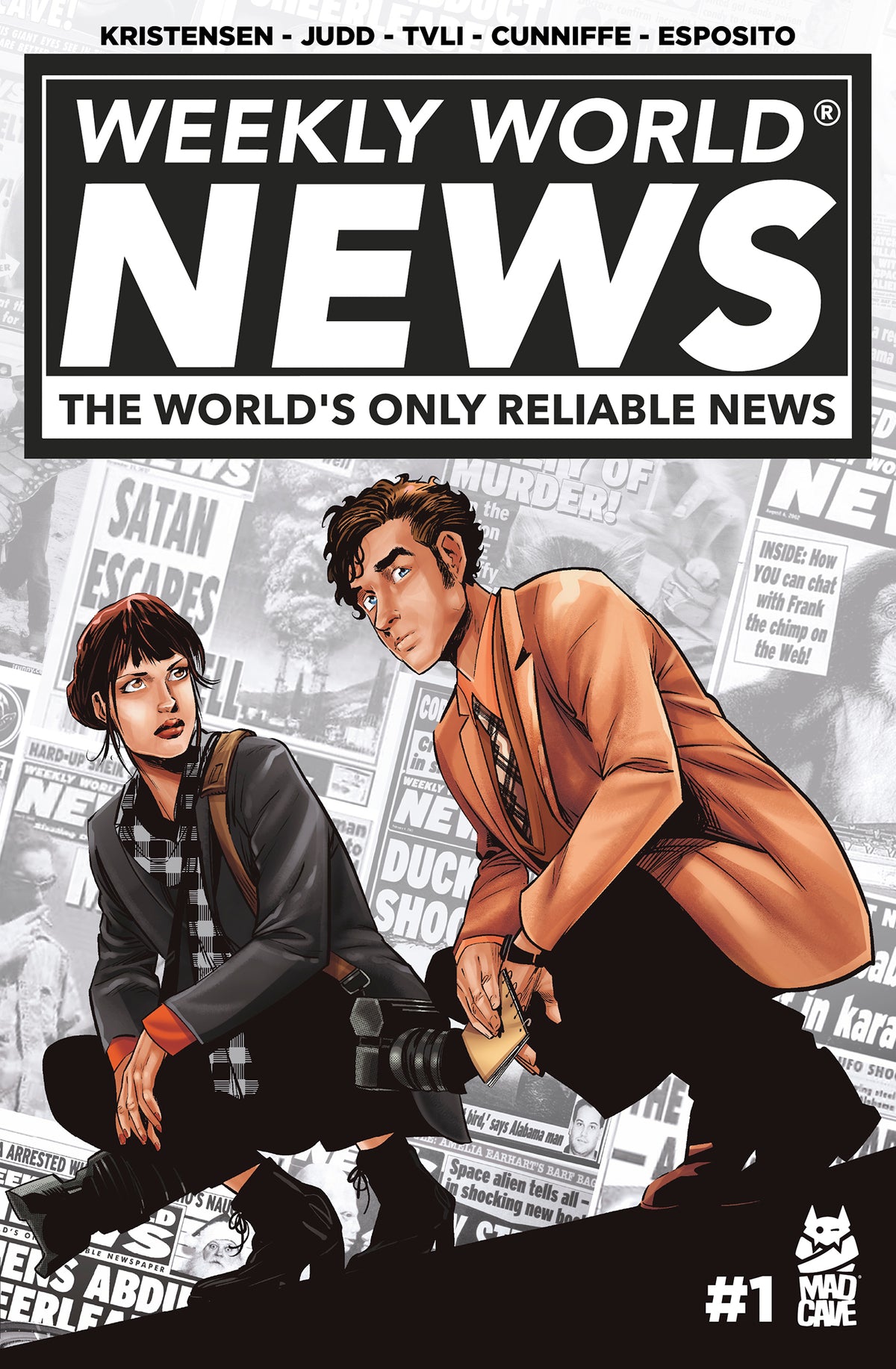 WEEKLY WORLD NEWS #1 (OF 6) Cover A MK PERKER comic book cover