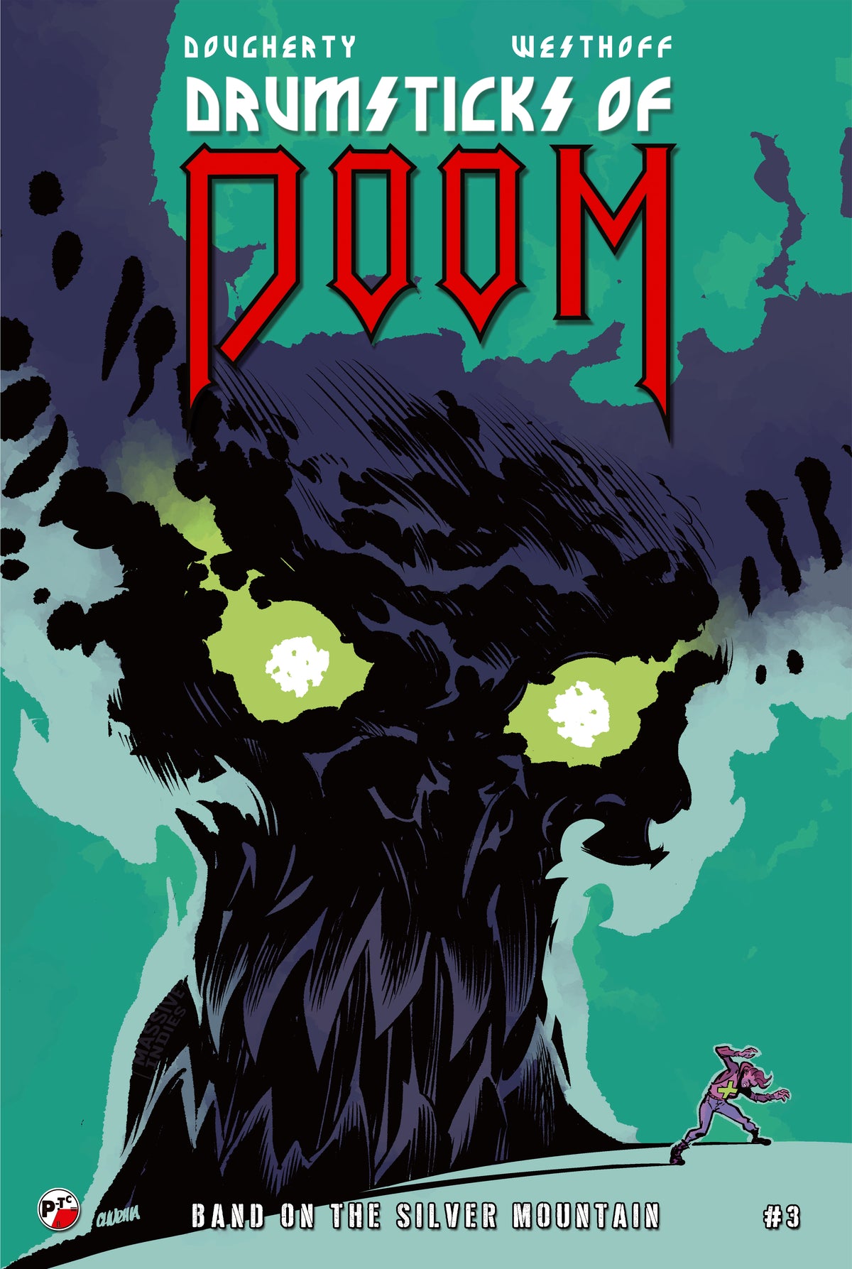 DRUMSTICKS OF DOOM BAND ON THE SILVER MOUNTAIN #3 (OF 3) Cover A BRIAN CHURILLA comic book cover