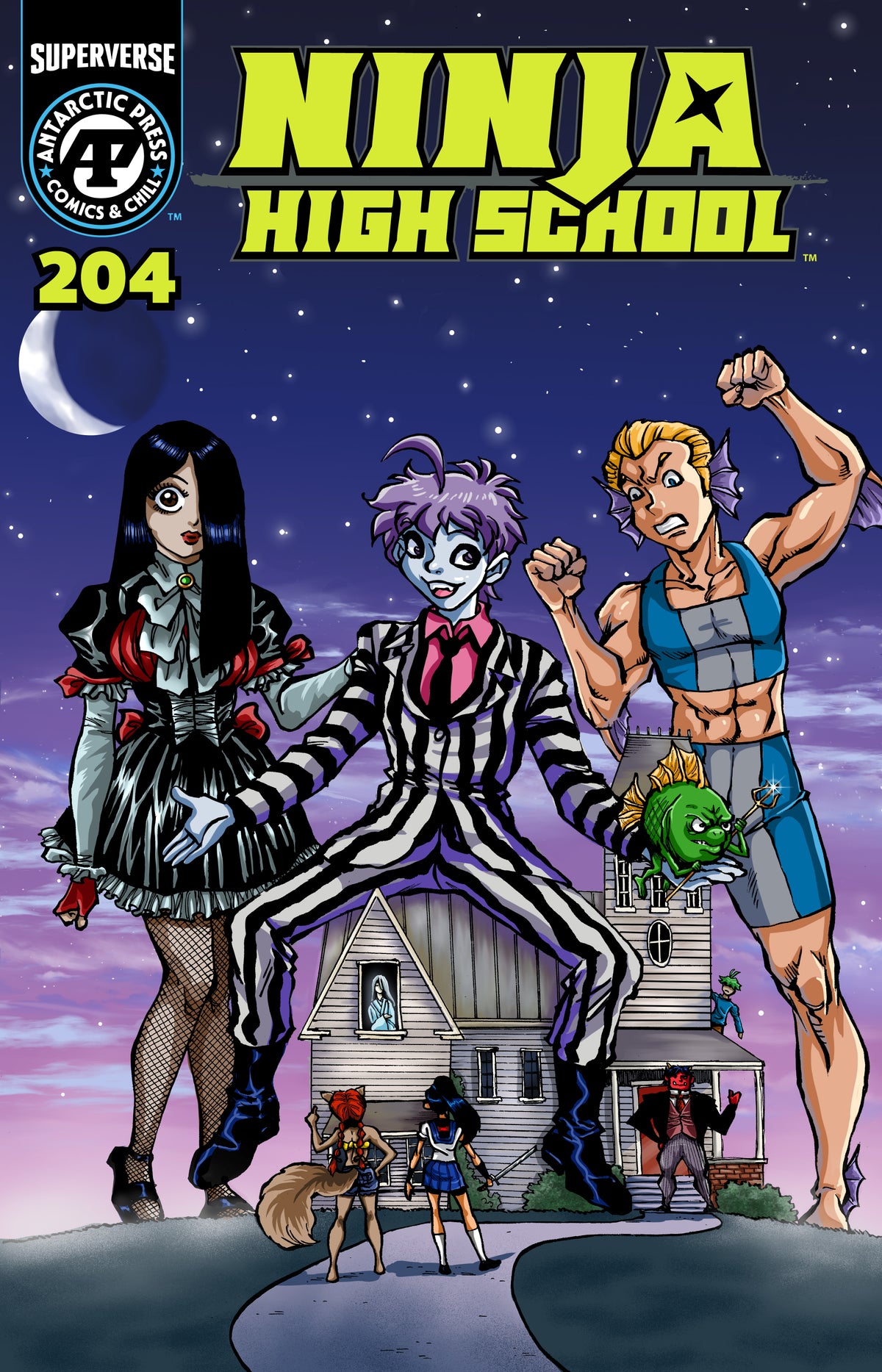 NINJA HIGH SCHOOL #204 Cover A BEN DUNN comic book cover