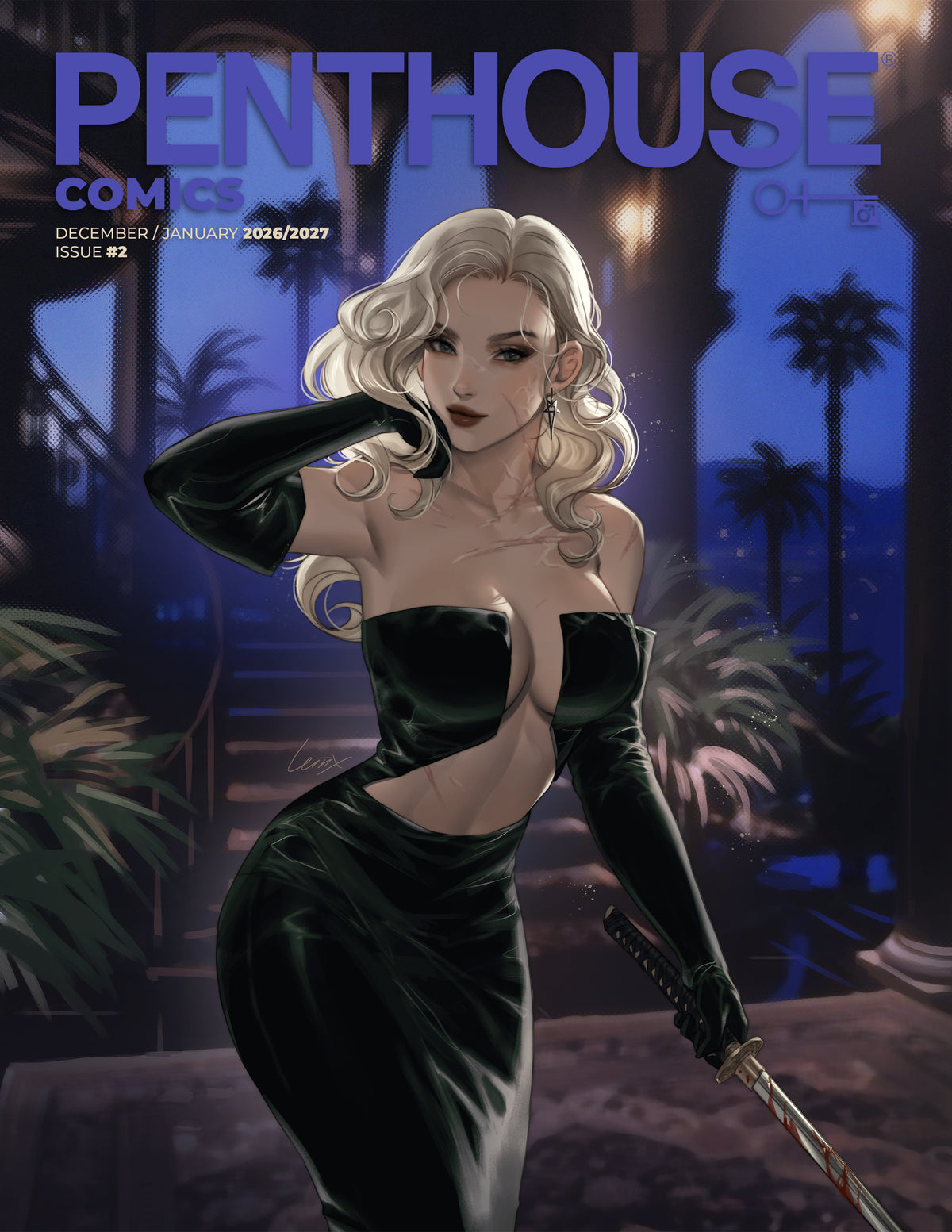 PENTHOUSE COMICS #2 CVR B LESLEY LEIRIX LI VAR comic book cover