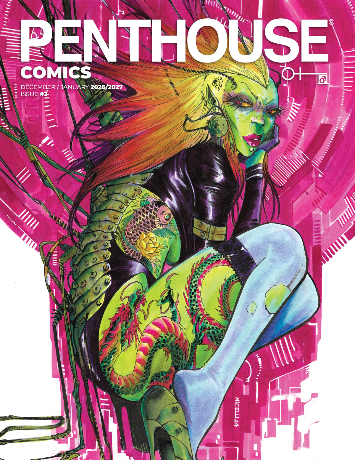 PENTHOUSE COMICS #2 CVR C ALESSANDRO MICELLI VAR comic book cover