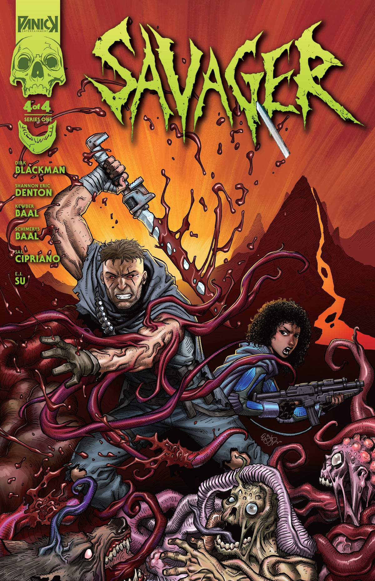 SAVAGER #4 (OF 4) comic book cover