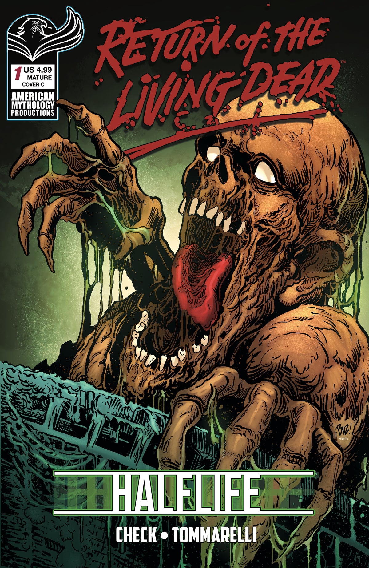 RETURN LIVING DEAD HALFLIFE #1 Cover C BUZ HASSON VAR comic book cover