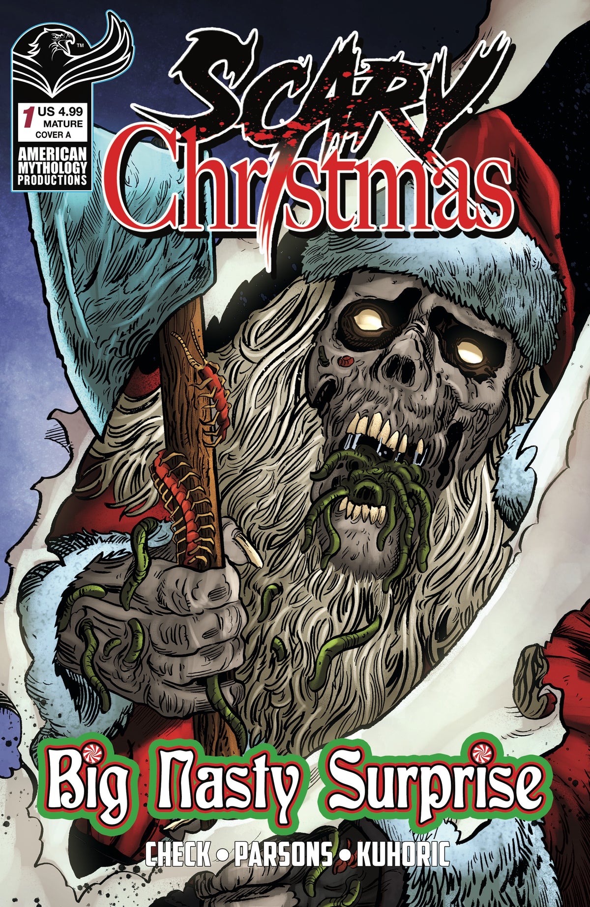 SCARY CHRISTMAS BIG NASTY SURPRISE #1 Cover A BUZ HASSON comic book cover