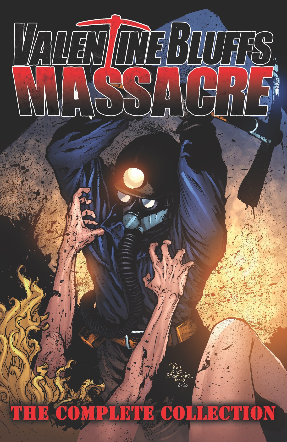 VALENTINE BLUFFS MASSACRE COMPLETE COLLECTION TP graphic novel cover
