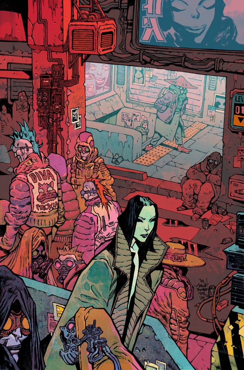 BLADE RUNNER TOKYO NEXUS DIE WITH HONOR #2 (OF 4) Cover D JAKUB REBELKA VIRGIN CARDSTOCK VAR comic book cover