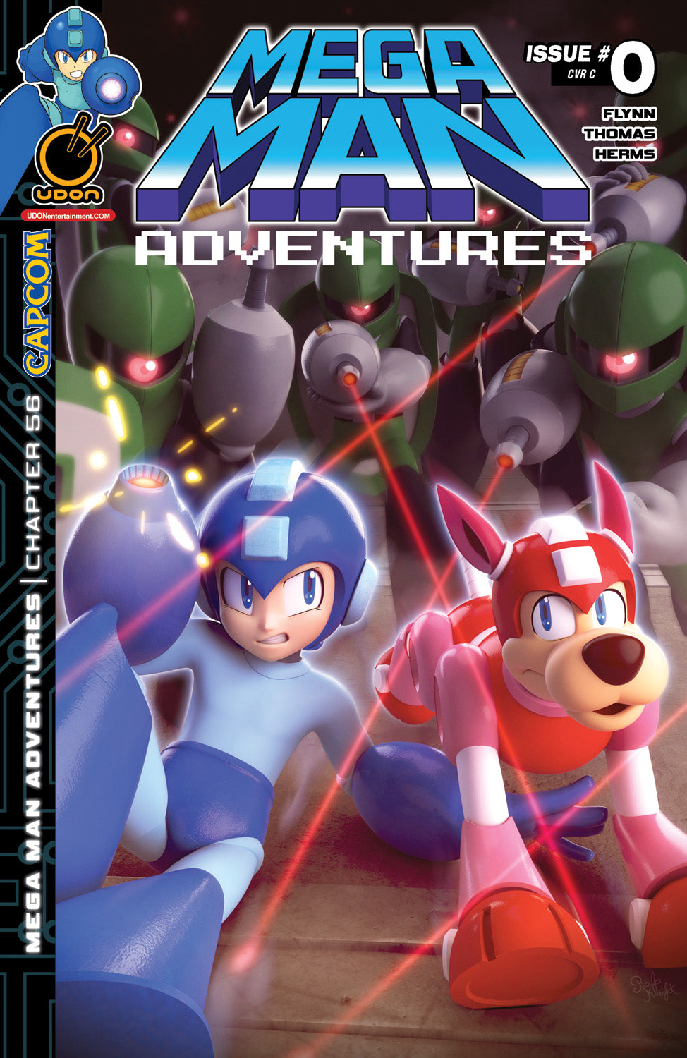 MEGA MAN ADVENTURES #0 (ONE SHOT) Cover C RAFA KNIGHT VAR comic book cover