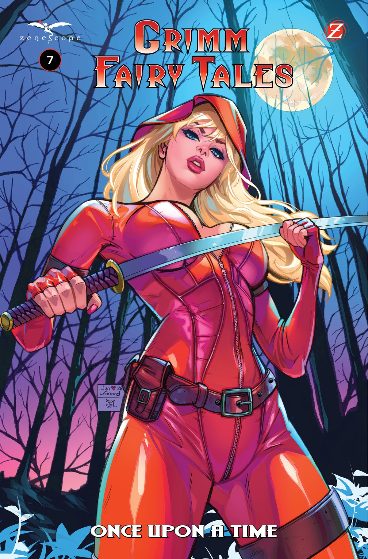 GRIMM FAIRY TALES VOL 3 #7 Cover C JYN LEONARD VAR comic book cover