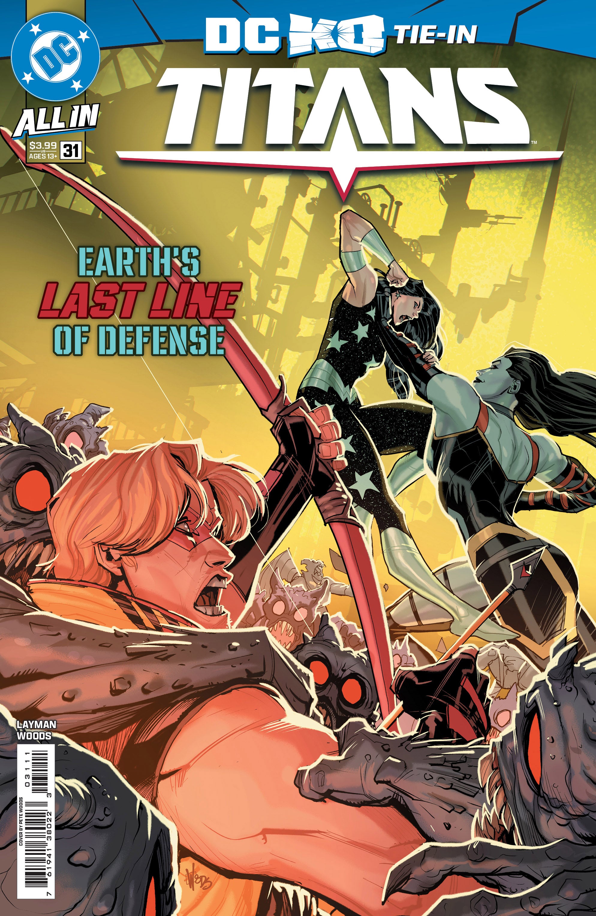 TITANS #31 CVR A PETE WOODS (DC K.O.)