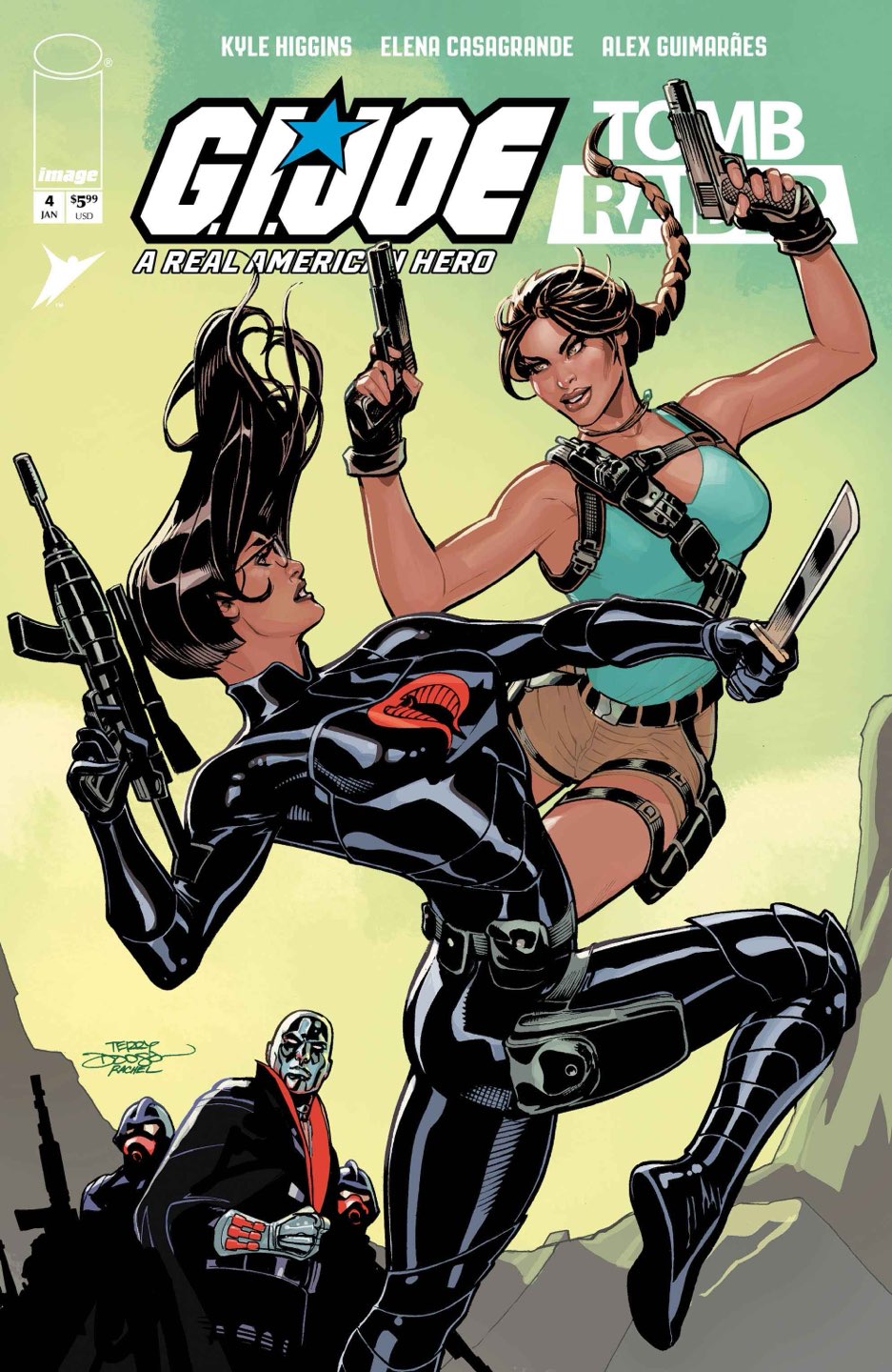 GI JOE A REAL AMERICAN HERO TOMB RAIDER #4 (OF 5) CVR C TERRY DODSON & RACHEL DODSON FOIL VAR