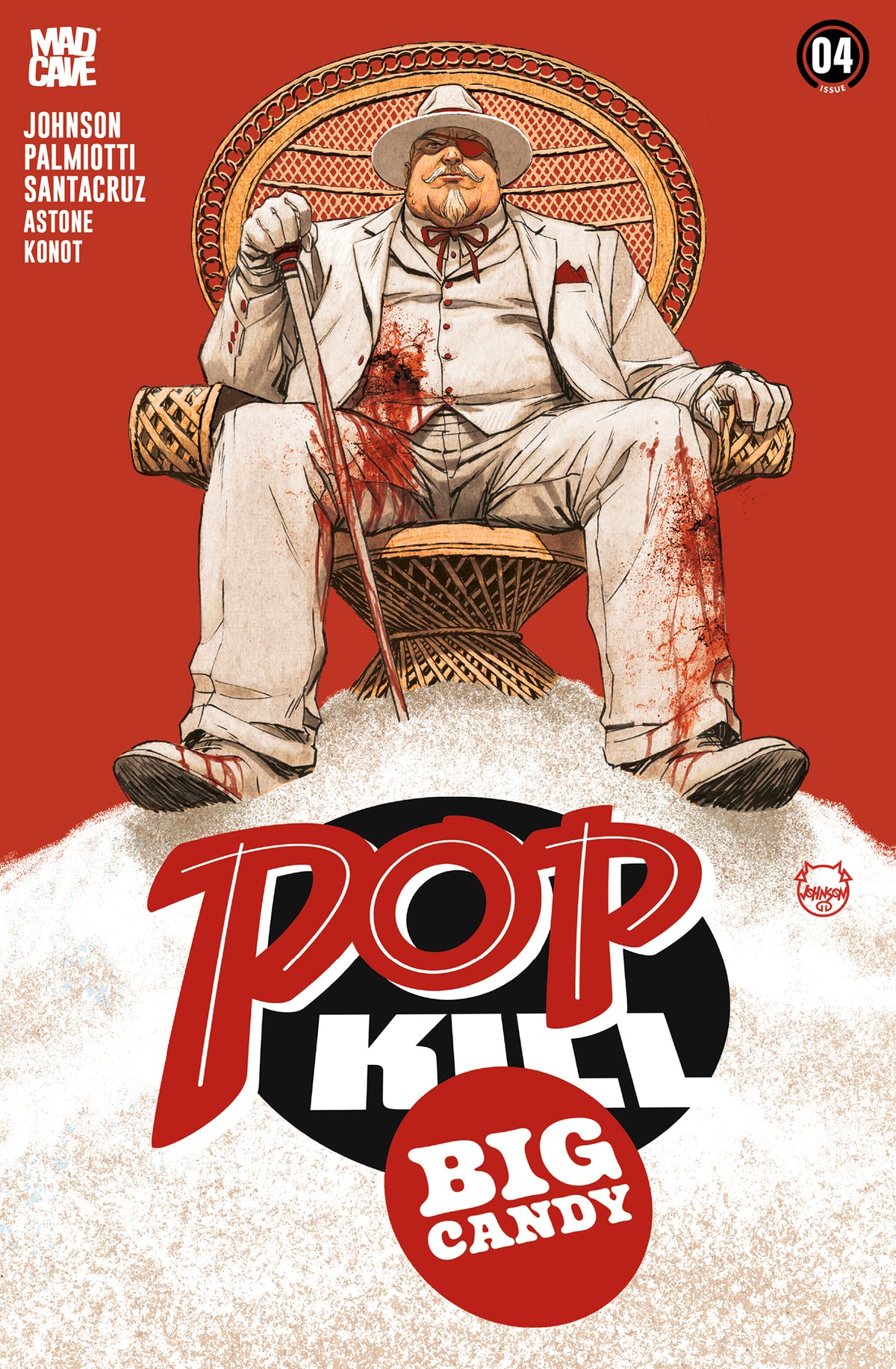 POP KILL BIG CANDY #4 (OF 4) CVR E DAVE JOHNSON FOIL VAR
