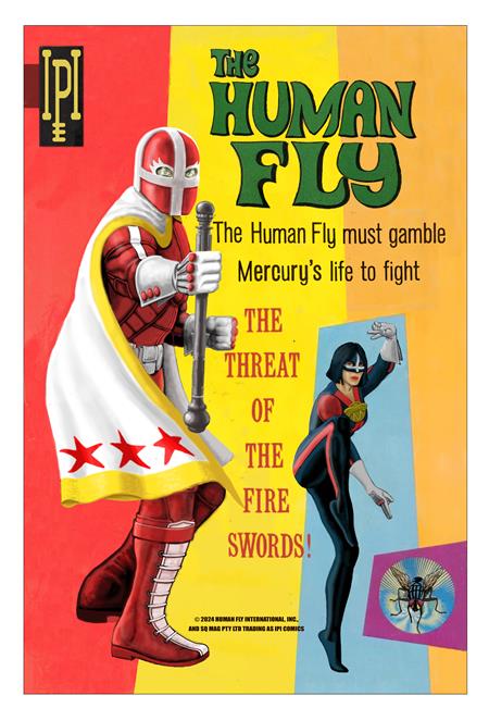 HUMAN FLY #3 (OF 4) CVR A JAN SCHERPENHUIZEN GOLD KEY 1960S GREEN HORNET HOMAGE