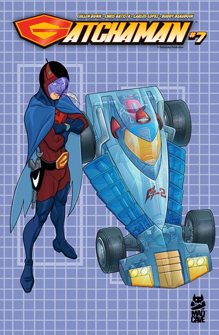 GATCHAMAN #7 CVR B CHRIS BATISTA BLUEPRINT JOE AND G-2 VAR