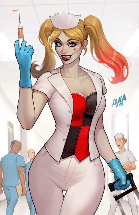 HARLEY QUINN #59 CVR B DAVID NAKAYAMA CARD STOCK VAR