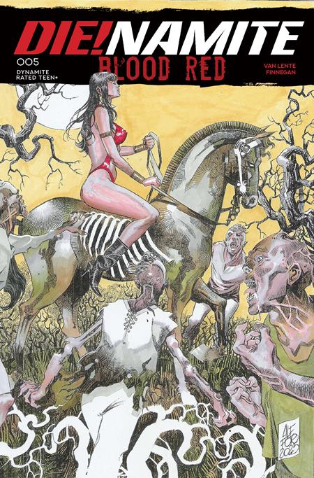 DIENAMITE BLOOD RED #5 CVR B ALESSIO FORTUNATO VAR