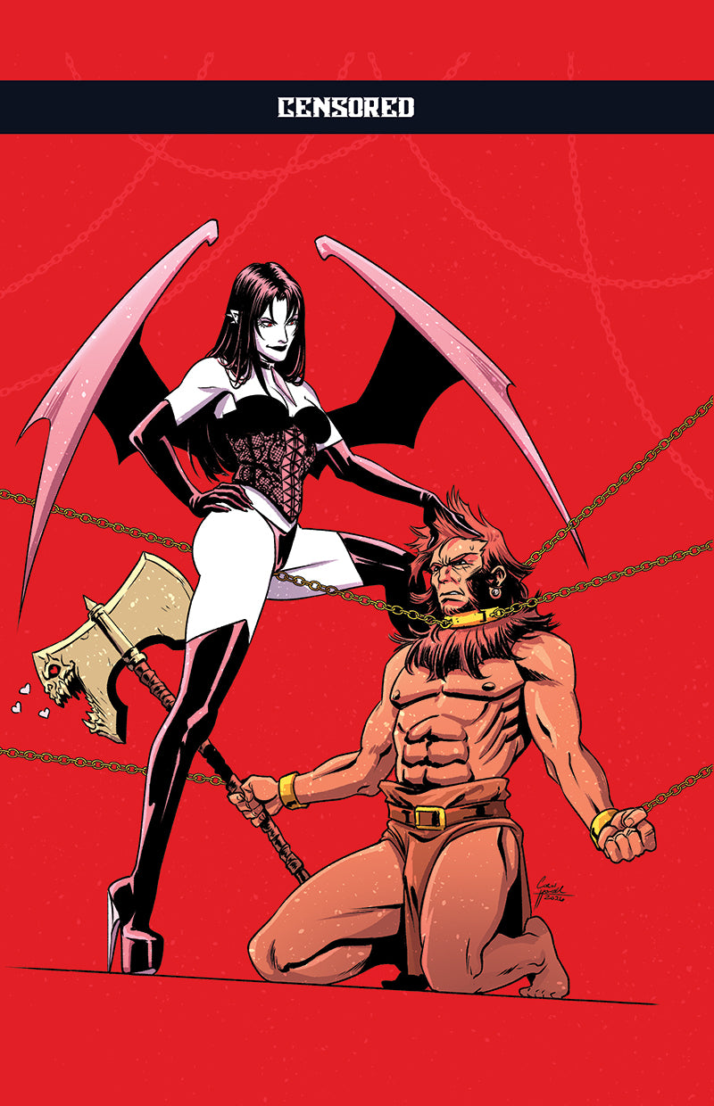 BARBARIC THE LONG DEATH #3 (OF 3) CVR E CORIN HOWELL LILITH CROSSOVER BLACK BAG VAR