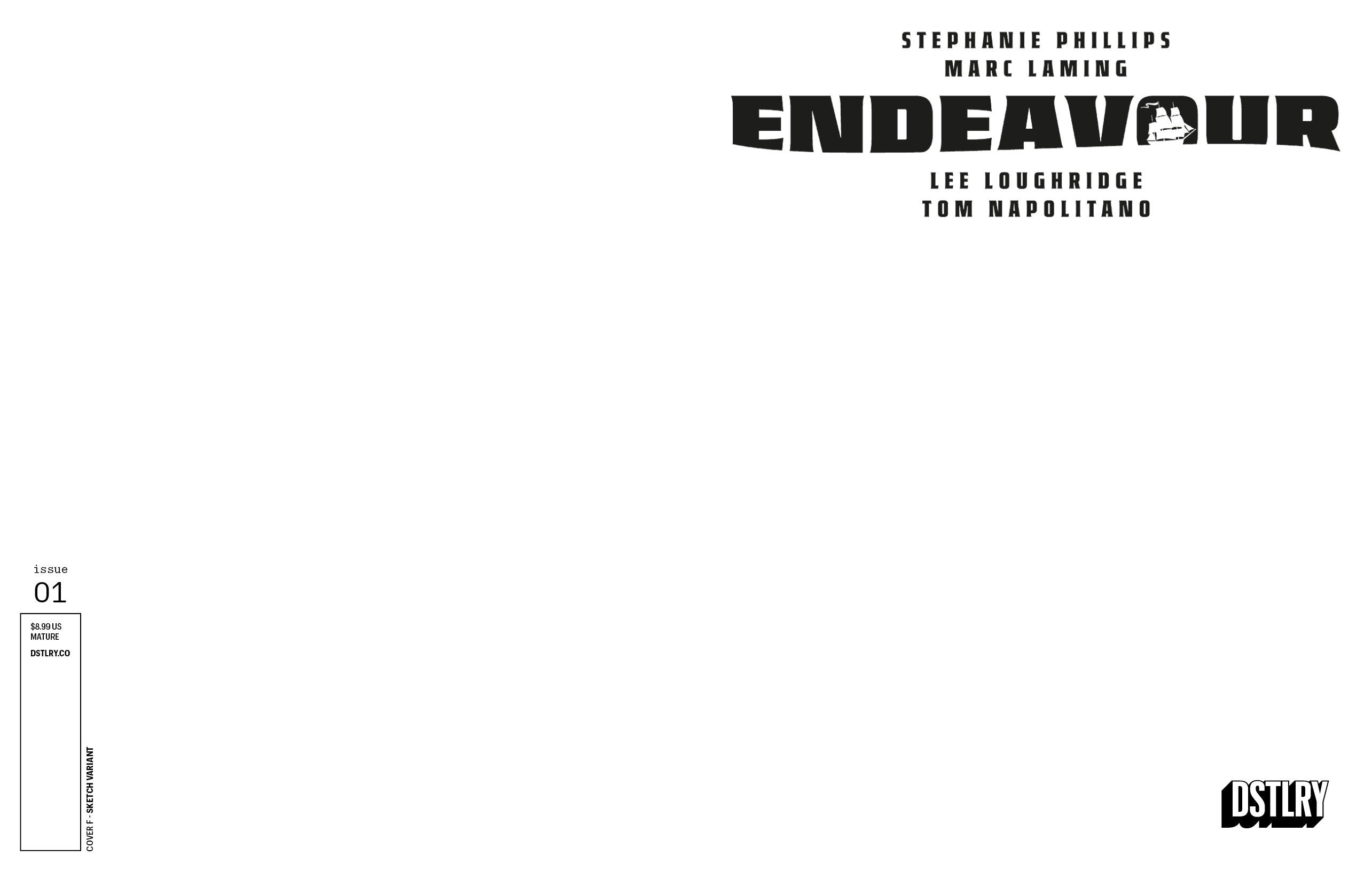 ENDEAVOUR #1 CVR F BLANK SKETCH VARIANT