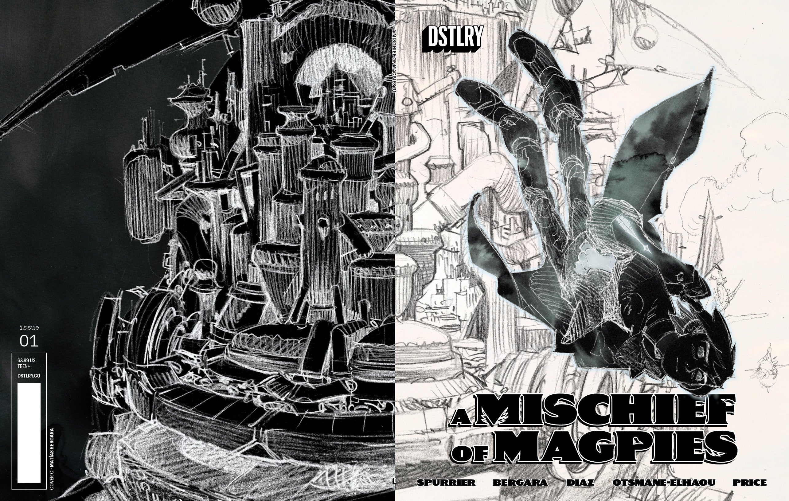 A MISCHIEF OF MAGPIES #1 CVR C MATIAS BERGARA 10 COPY VARIANT