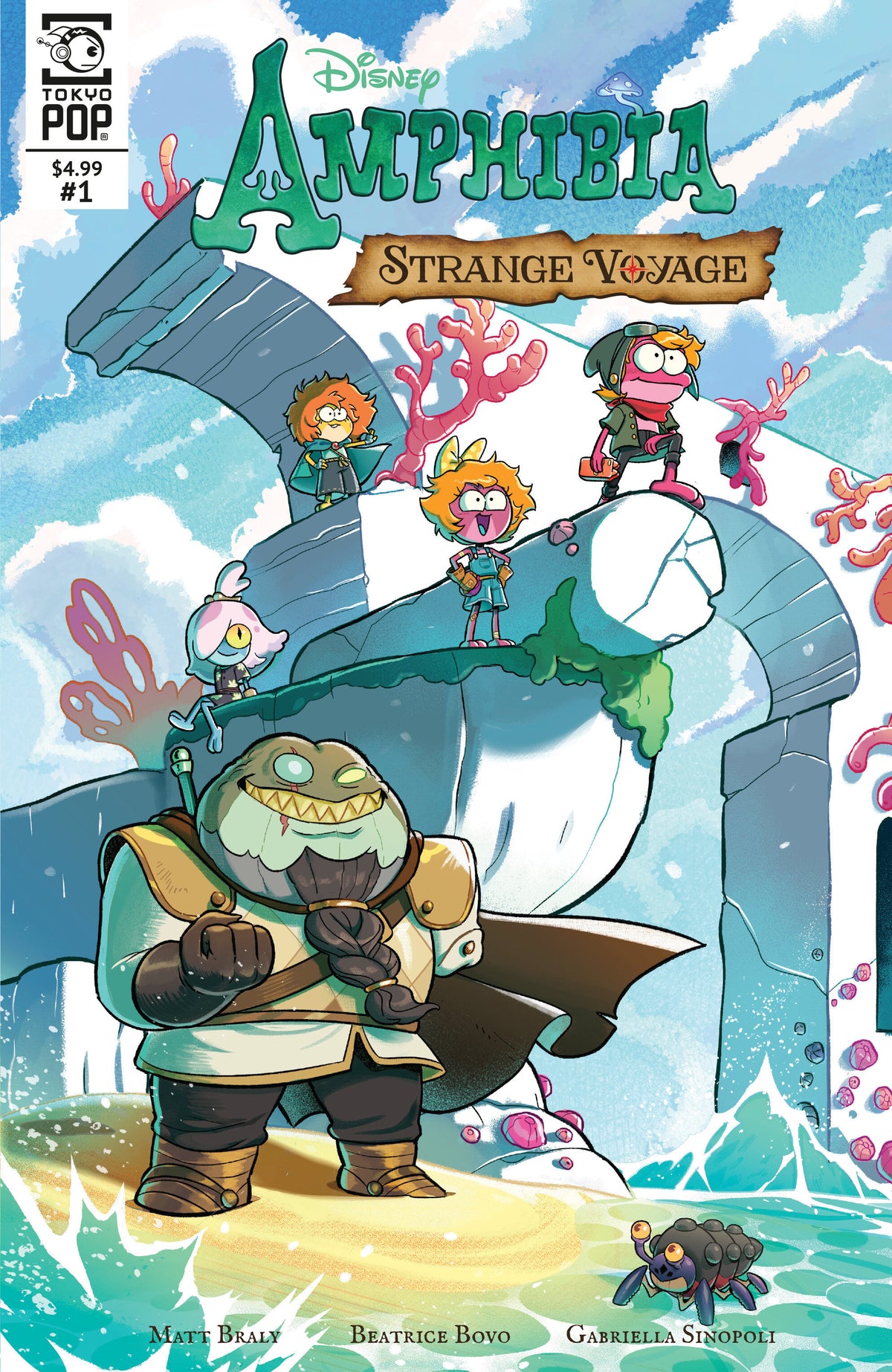 AMPHIBIA: STRANGE VOYAGE - ISSUE #1 comic book cover