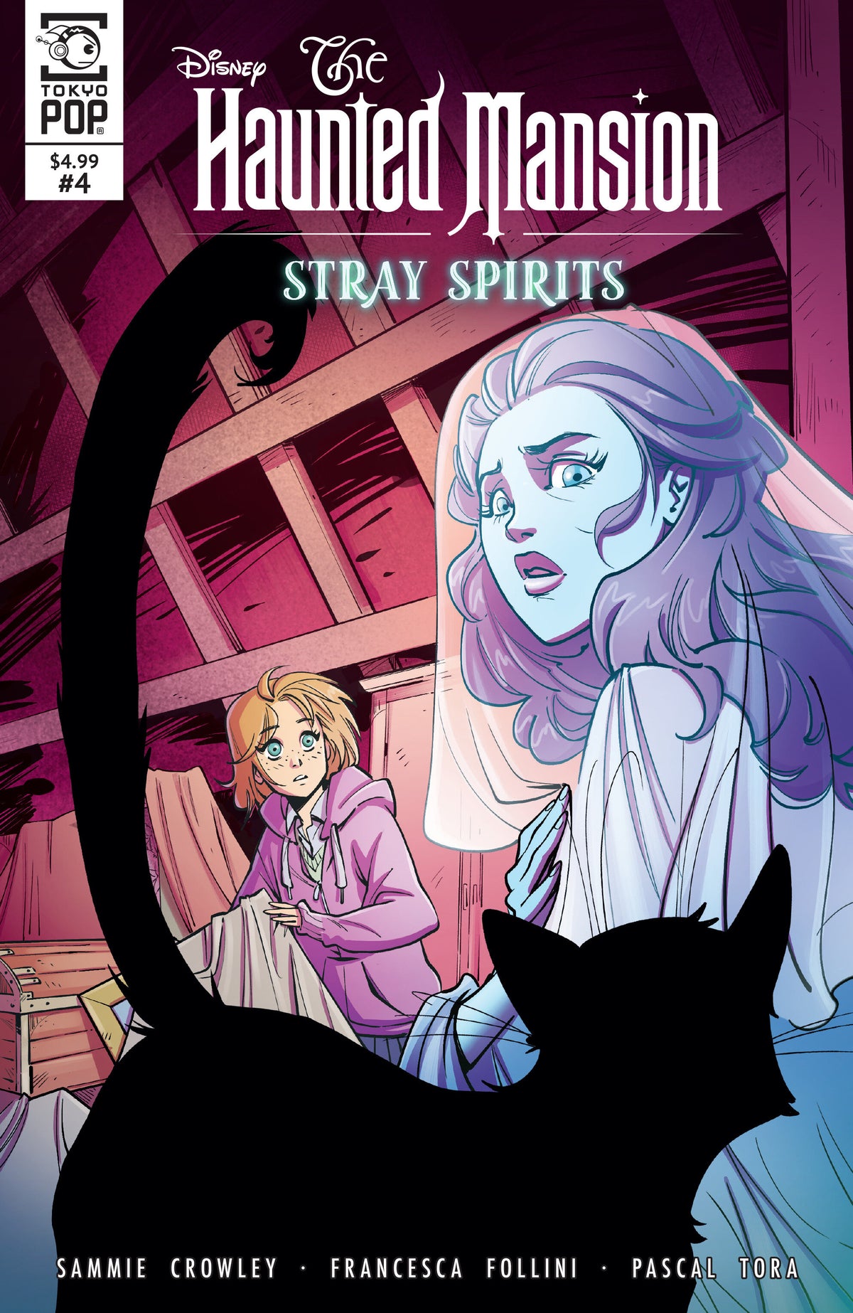 DISNEY THE HAUNTED MANSION ISSUE #4 comic book cover