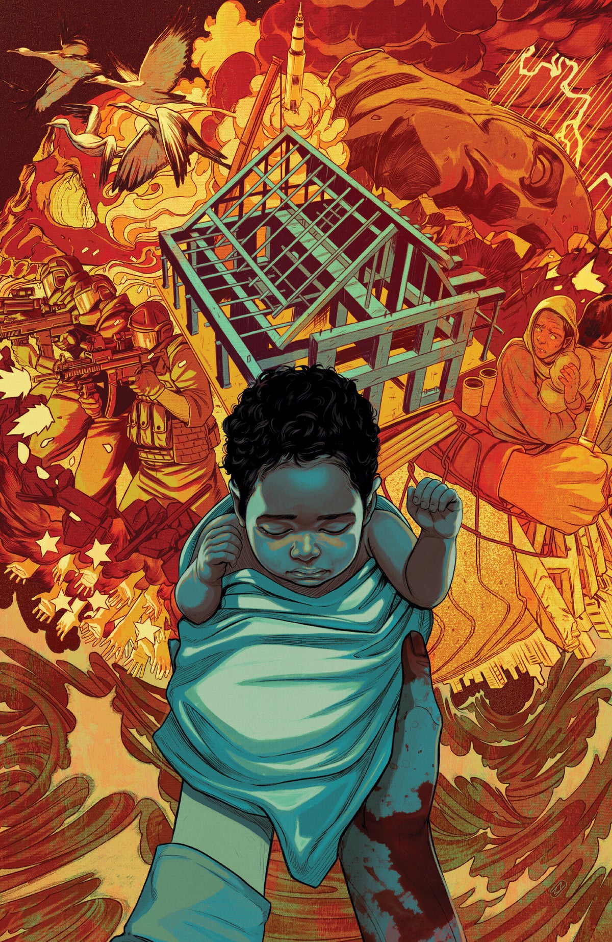 FOREVER HOME #4 COVER C NIMIT MALAVIA VAR comic book cover