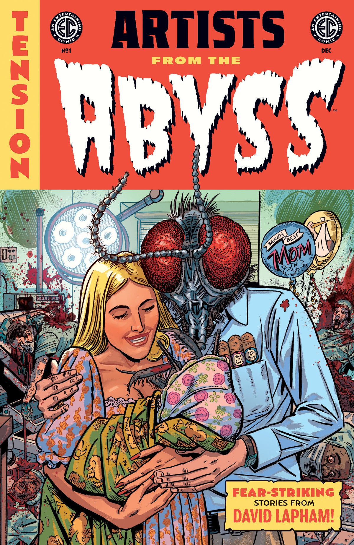 EC ARTISTS FROM THE ABYSS DAVID LAPHAM #1 COVER A DAVID LAPHAM comic book cover