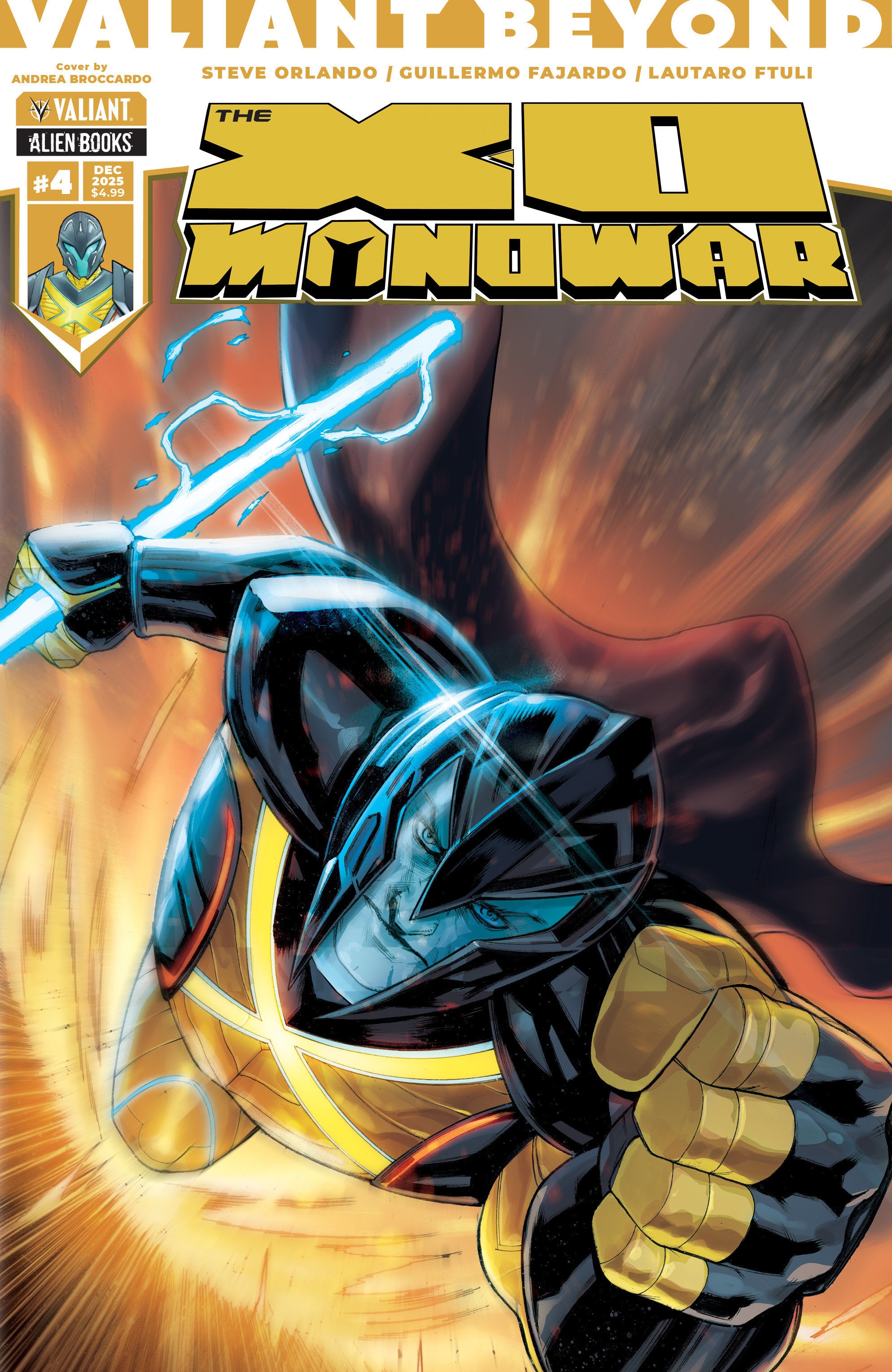 VALIANT BEYOND: THE X-O MANOWAR #4 VARIANT B (BROCCARDO)