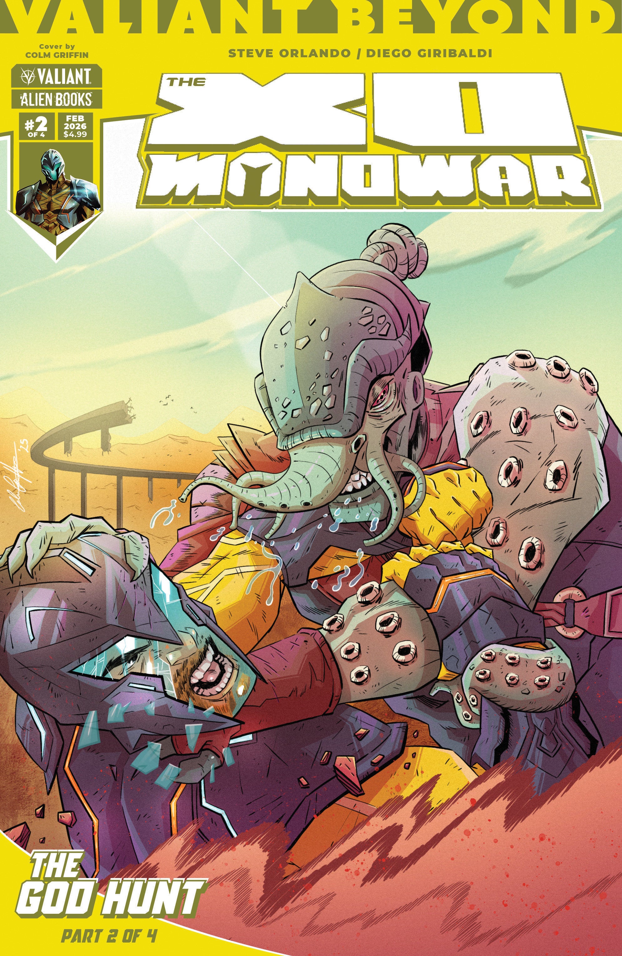 VALIANT BEYOND: THE X-O MANOWAR #6--THE GOD HUNT #2 COVER A (GRIFFIN)