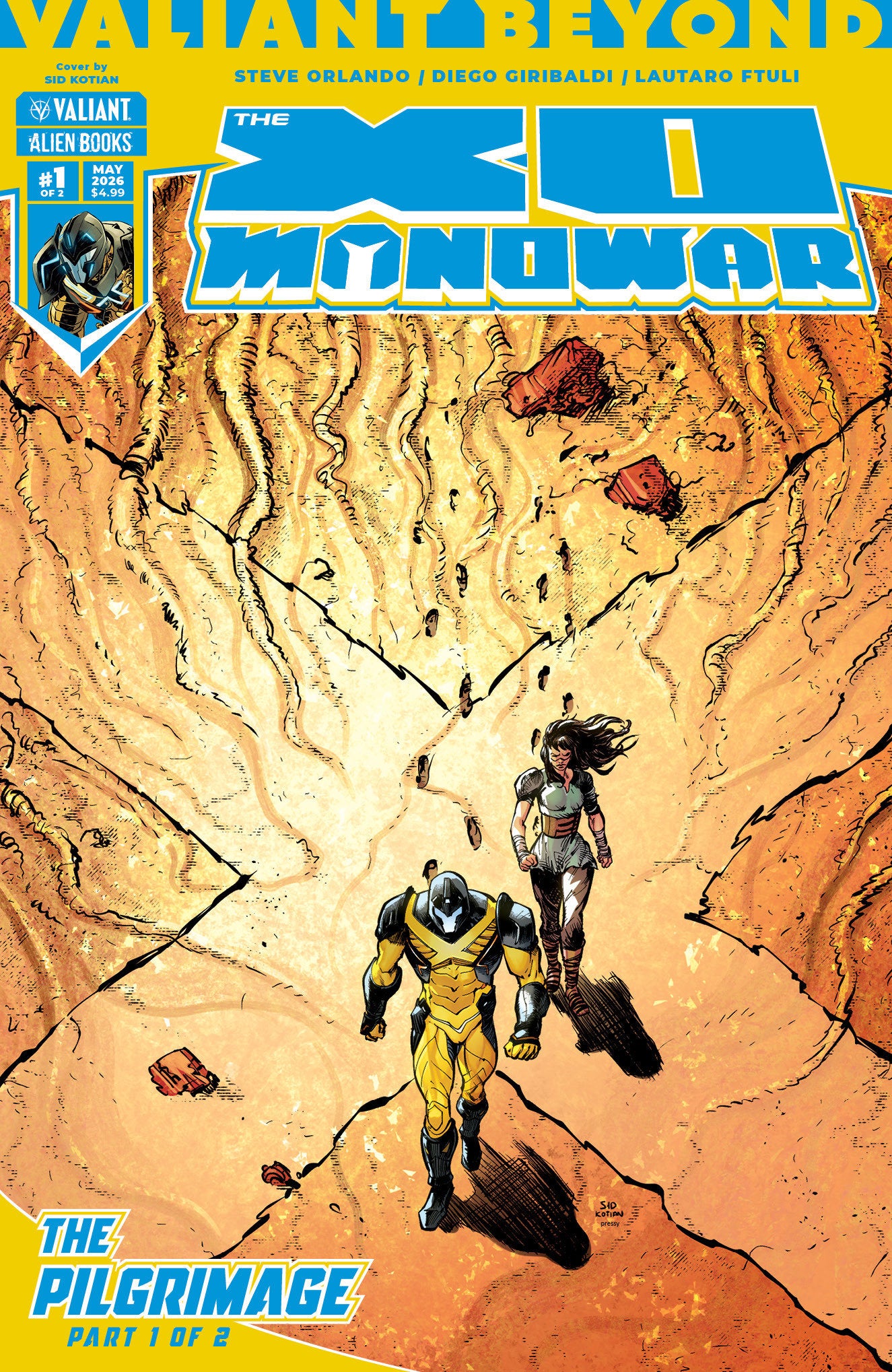VALIANT BEYOND: THE X-O MANOWAR #9--THE PILGRIMAGE #1 COVER A (KOTIAN)