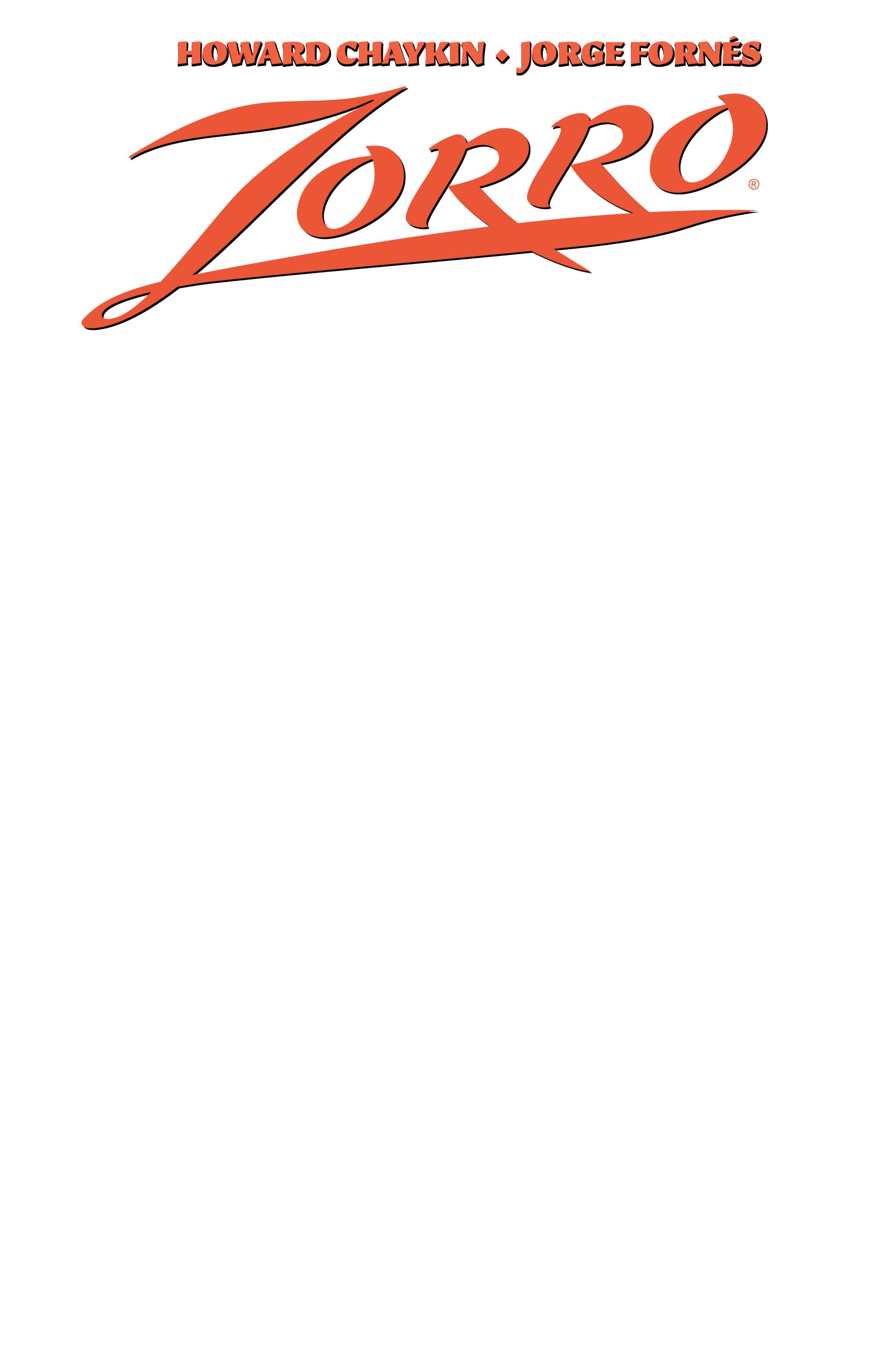 ZORRO #1 VARIANT E (SKETCH VARIANT)