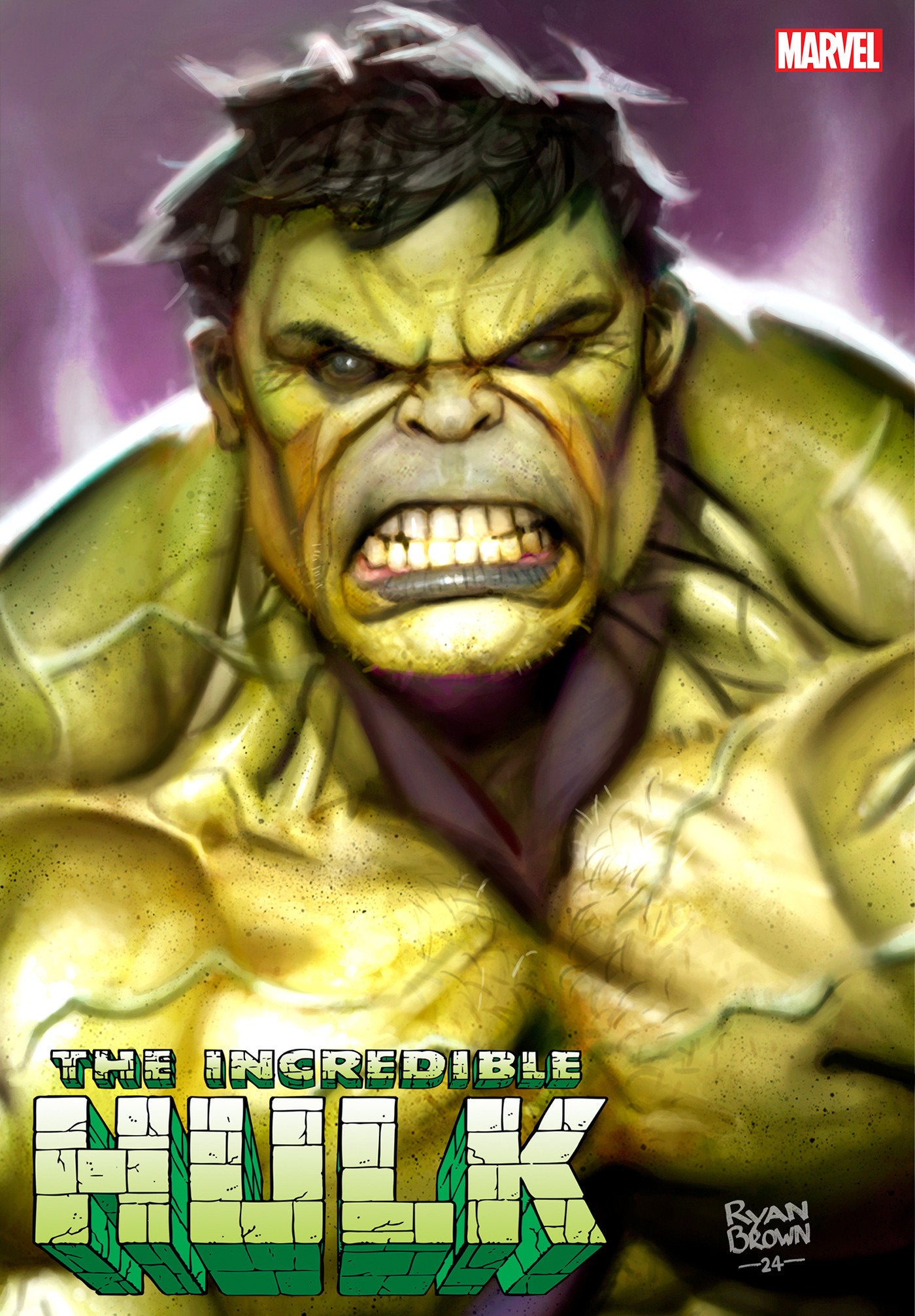 INCREDIBLE HULK #18 RYAN BROWN VARIANT