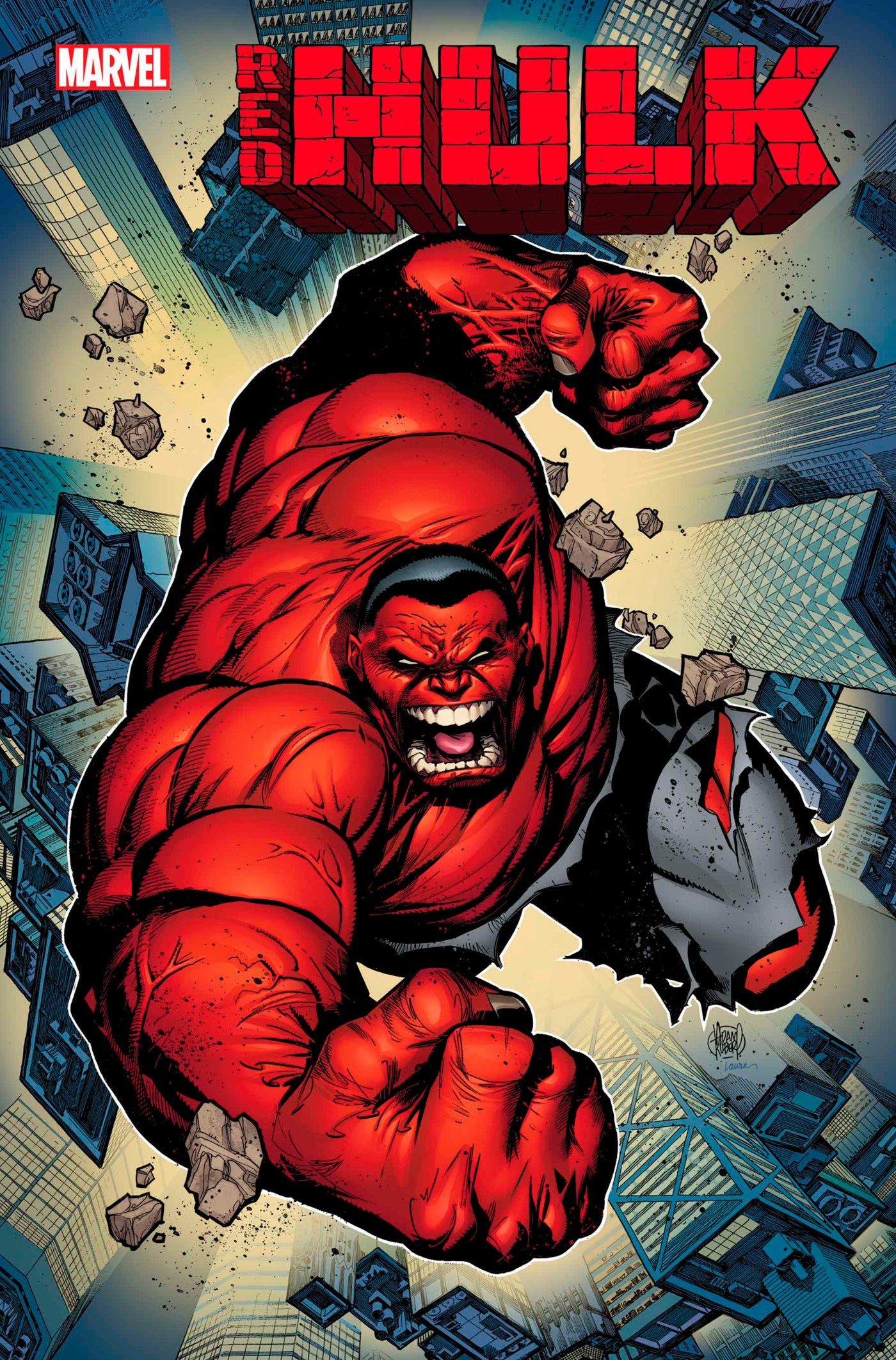 RED HULK #1 ADAM KUBERT FOIL VARIANT [DOOM]