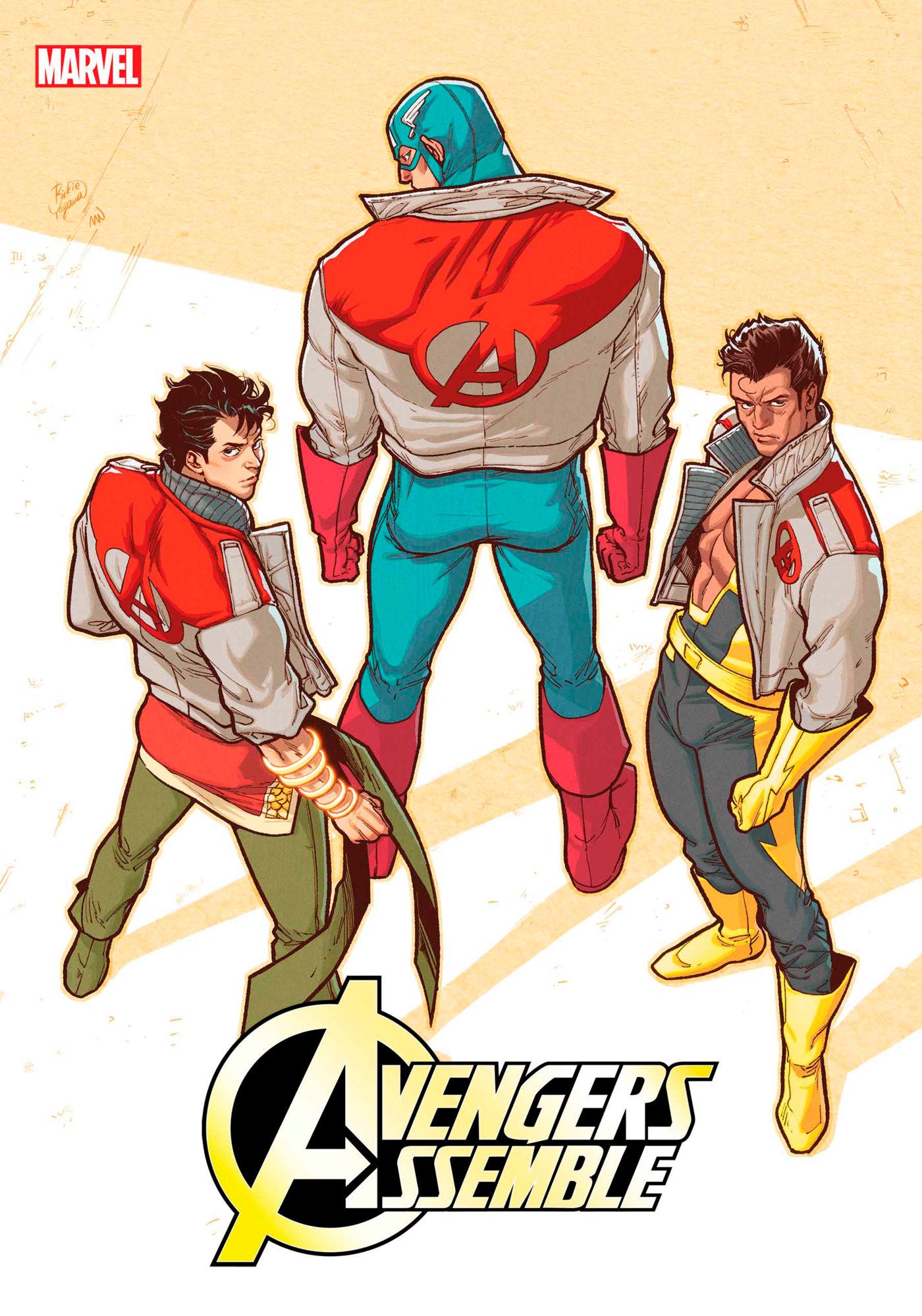 AVENGERS ASSEMBLE #4 RICKIE YAGAWA AVENGERS JACKET VARIANT