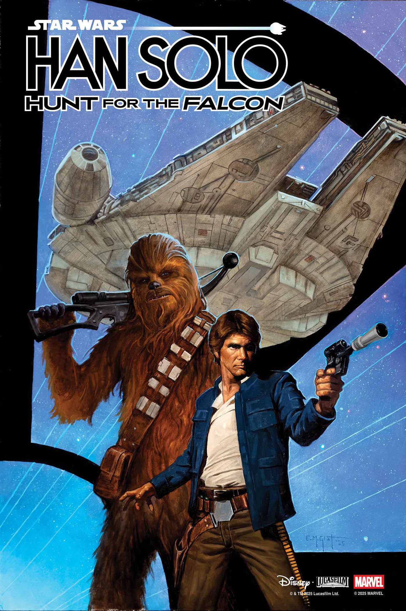 STAR WARS: HAN SOLO - HUNT FOR THE FALCON #4 E.M. GIST VARIANT