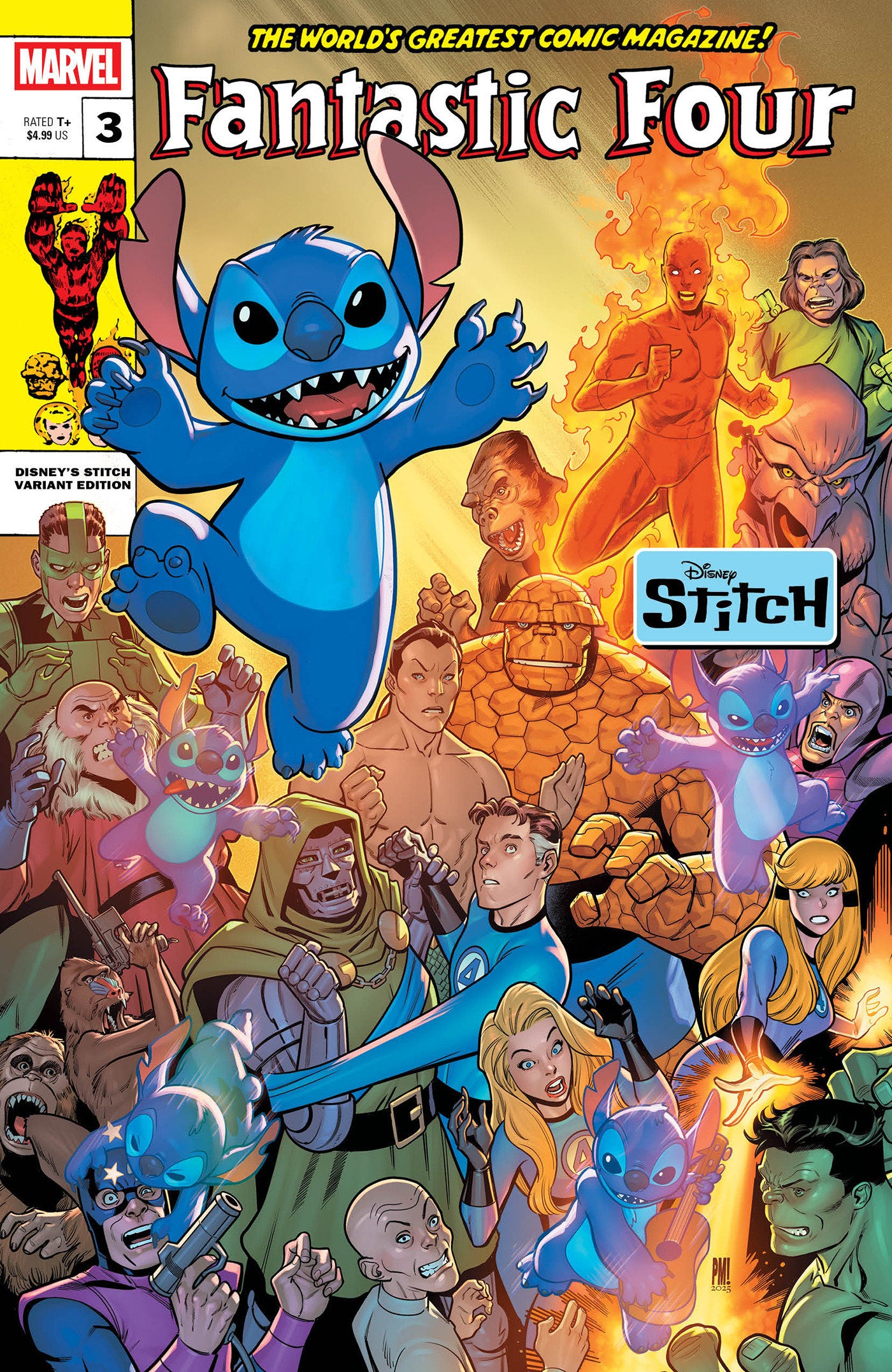 FANTASTIC FOUR #3 PACO MEDINA DISNEY STITCH VARIANT