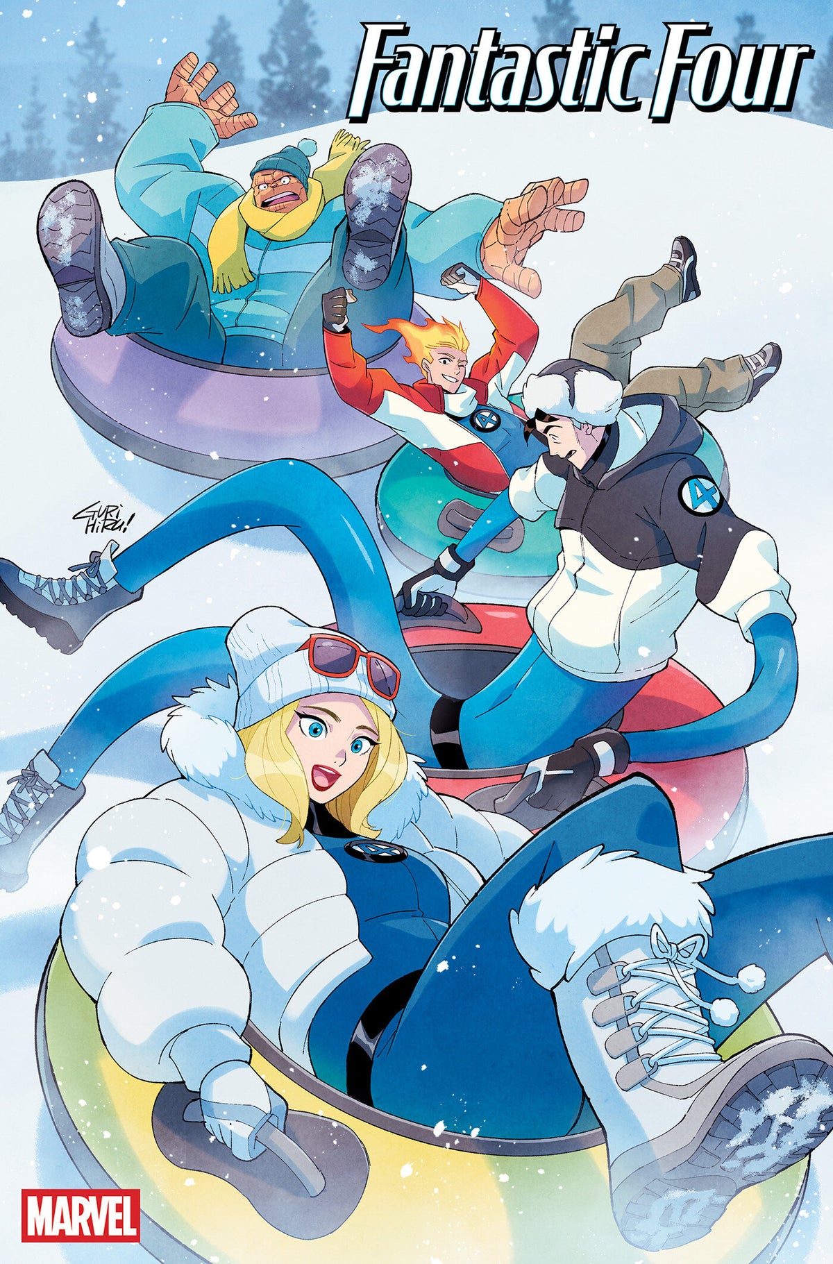 FANTASTIC FOUR #20 GURIHIRU WINTER BREAK VARIANT comic book cover