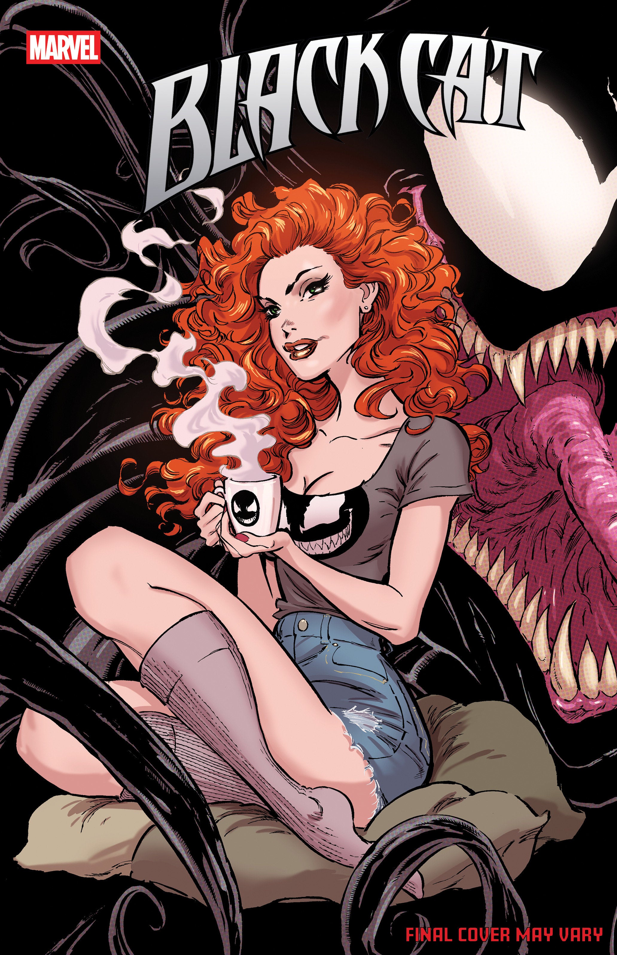 BLACK CAT #7 KAARE ANDREWS 2-PART CONNECTING VARIANT