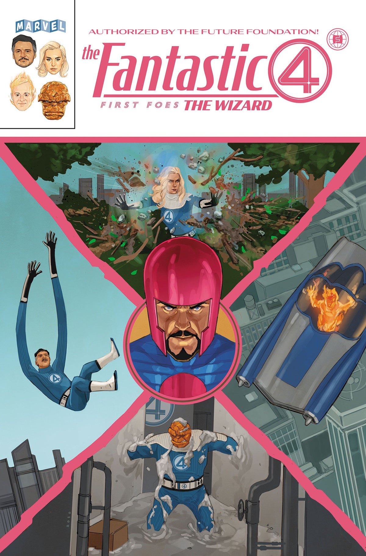 FANTASTIC FOUR: FIRST FOES - THE WIZARD #1 COVER A comic book cover