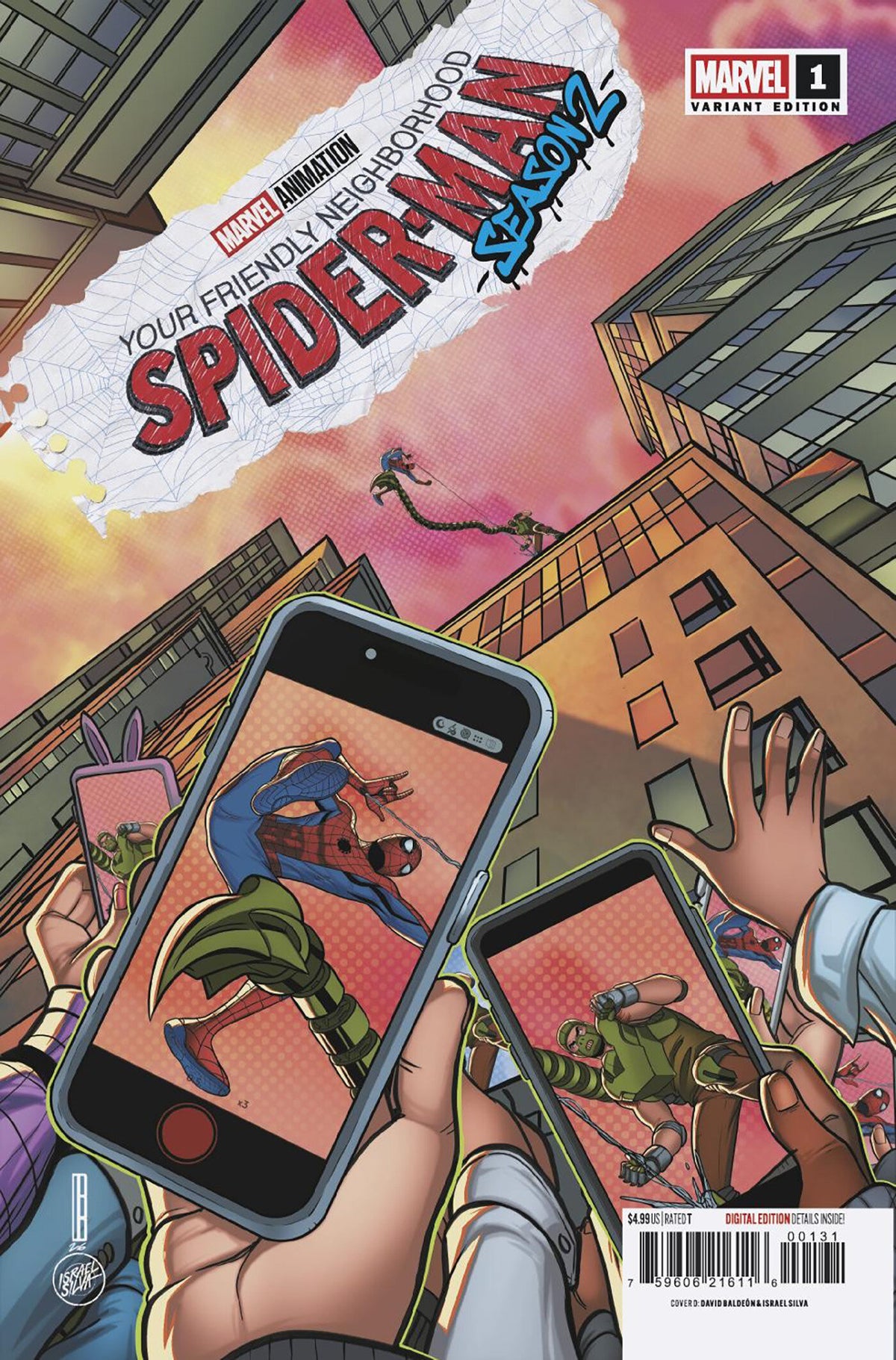 YOUR FRIENDLY NEIGHBORHOOD SPIDER-MAN #1 COVER D DAVID BALDEON VARIANT comic book cover