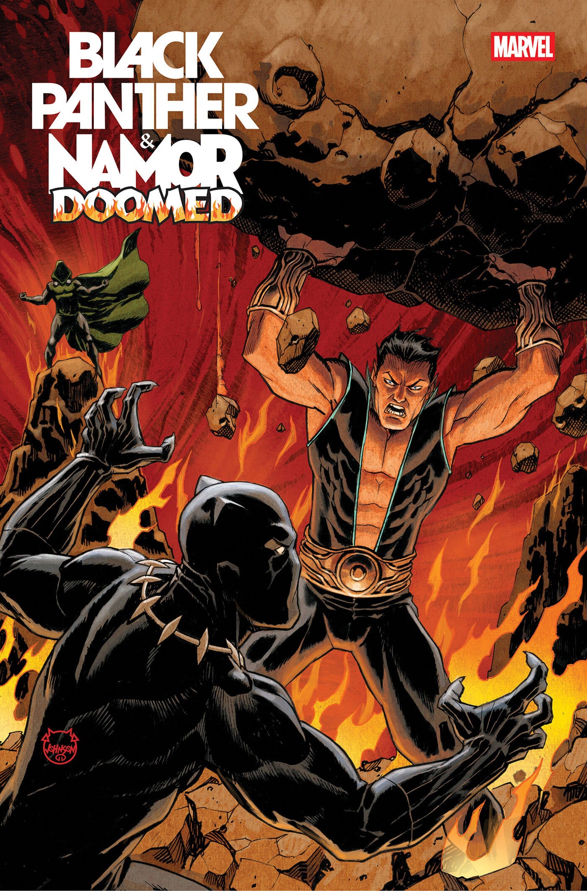 BLACK PANTHER/NAMOR: DOOMED #4 comic book cover