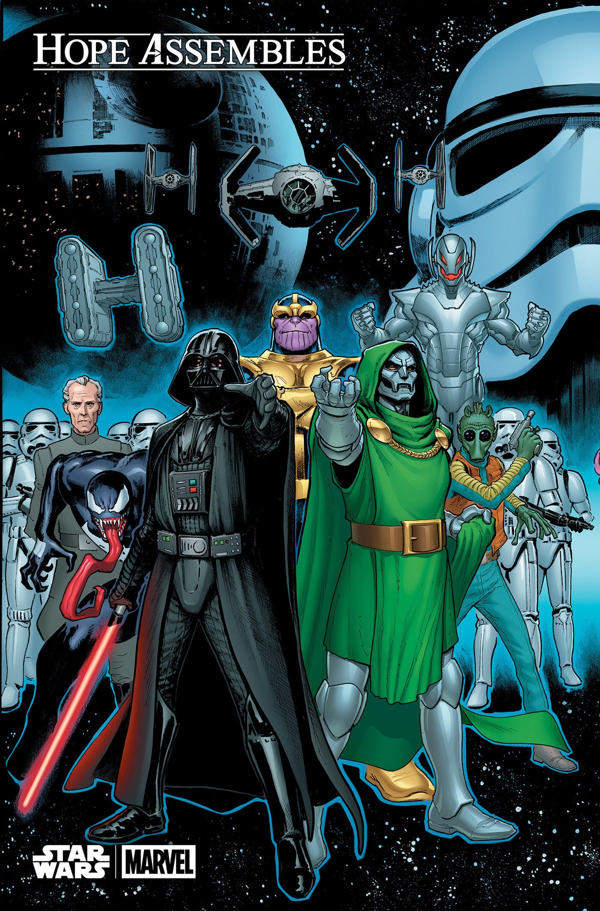 STAR WARS/MARVEL: HOPE ASSEMBLES #1 COVER A comic book cover