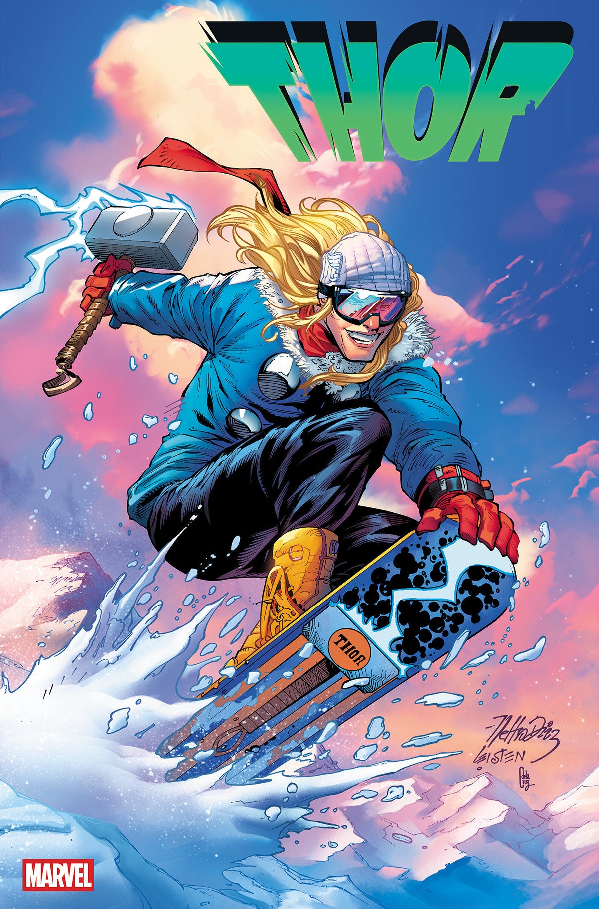 THOR #804 NETHO DIAZ WINTER BREAK VARIANT comic book cover