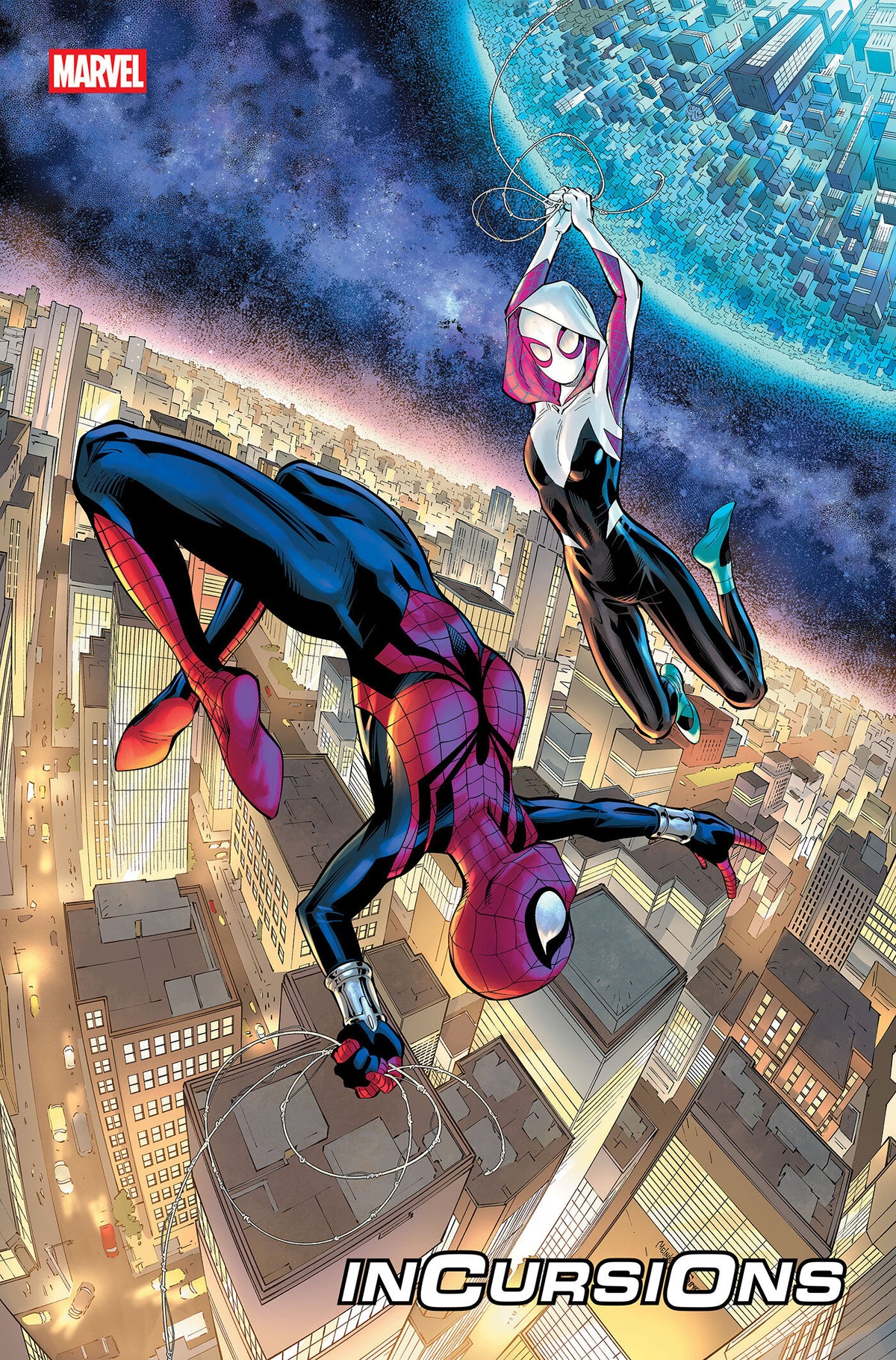 SPIDER-MAN: INCURSIONS #1 COVER A BY GLEB MELNIKOV comic book cover