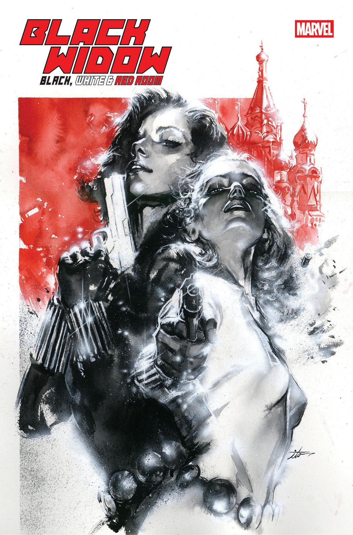 BLACK WIDOW: BLACK, WHITE & RED ROOM #1 COVER A comic book cover